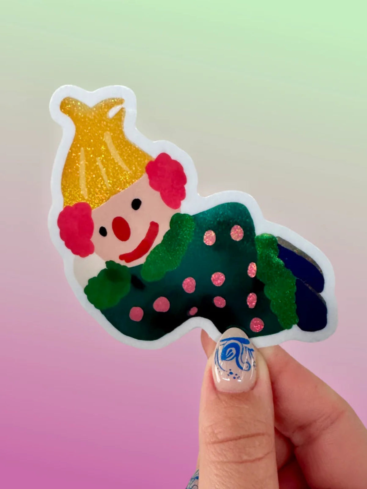 Big Lazy Clown Sticker