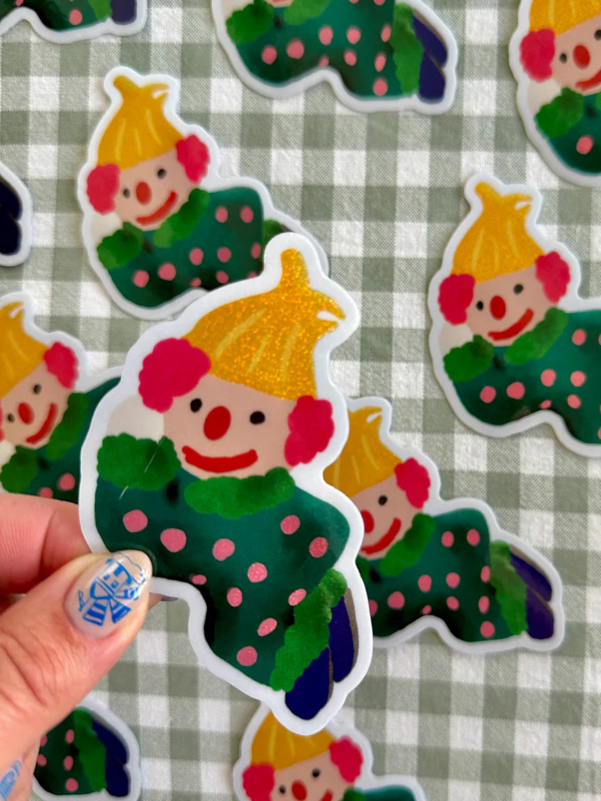 Big Lazy Clown Sticker