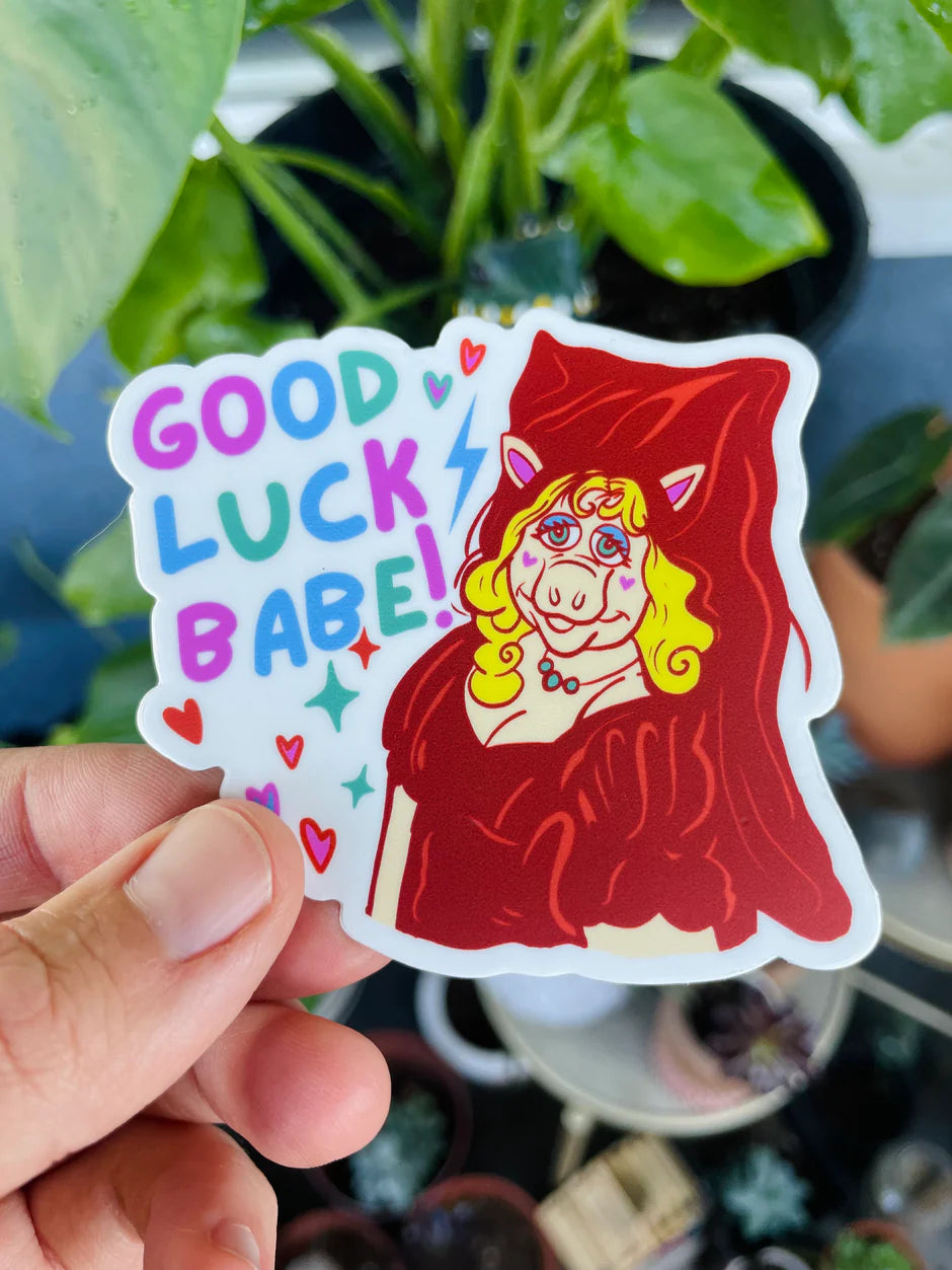 Good Luck Babe Sticker