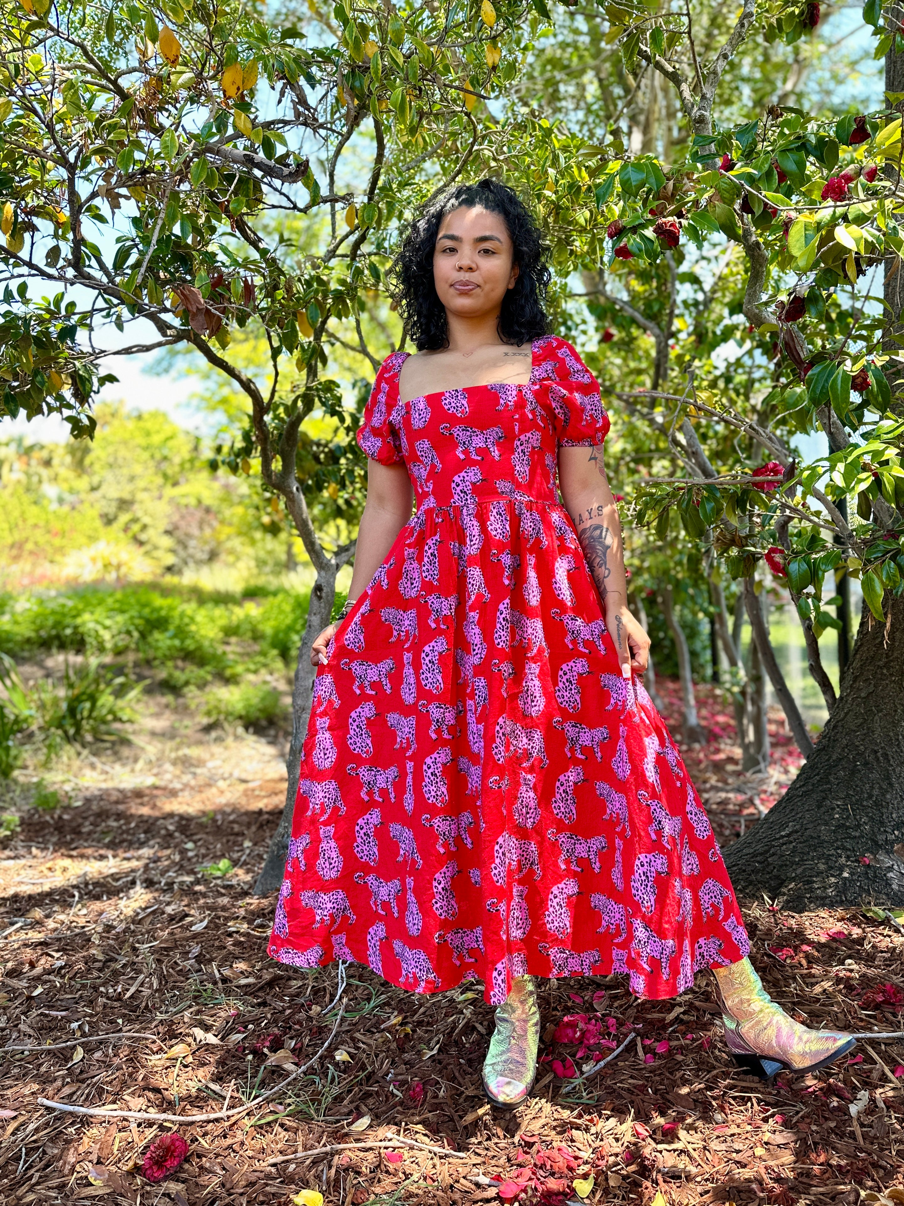 Linen Princess Dress Sondler Cat