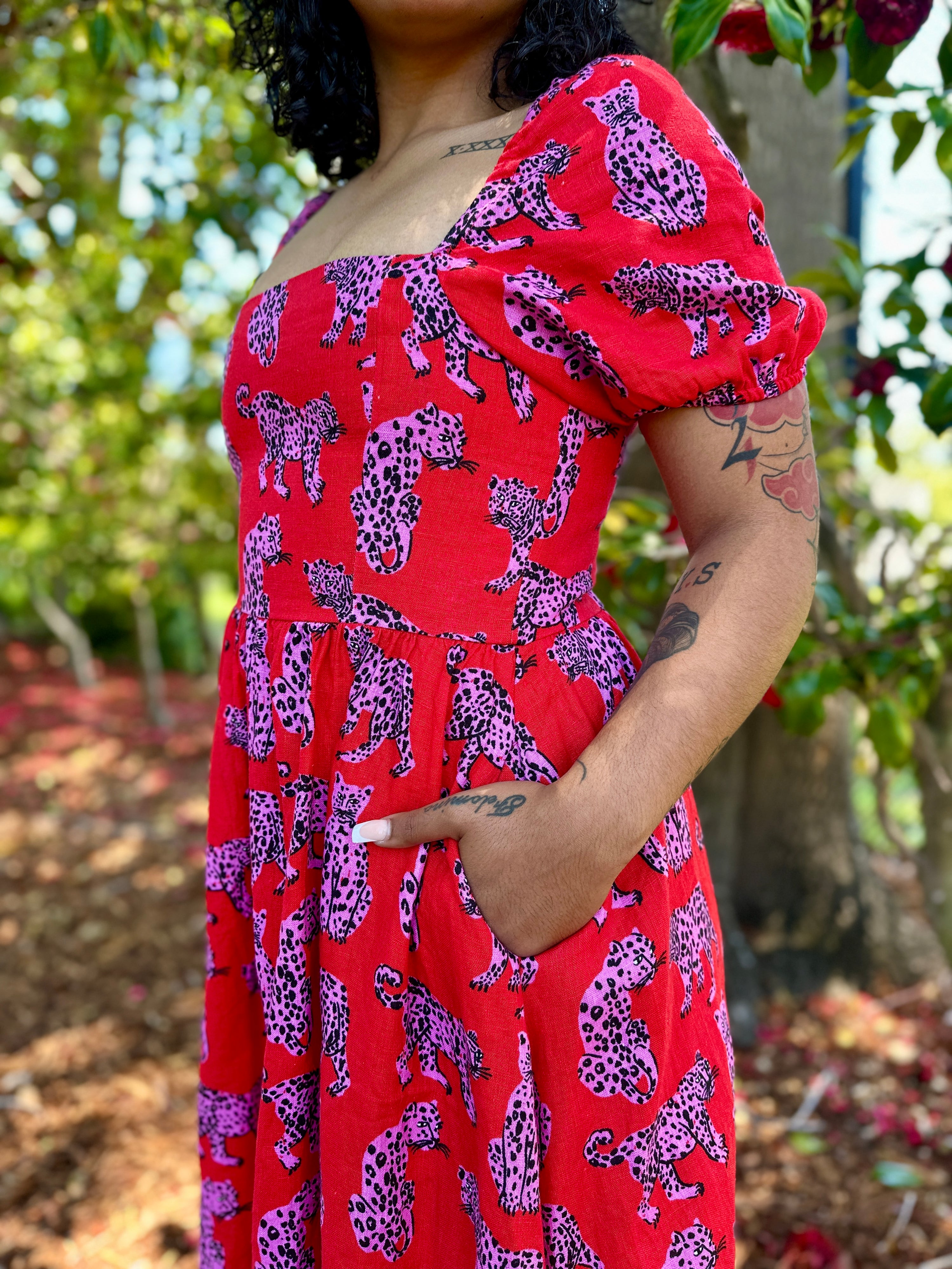 Linen Princess Dress Sondler Cat