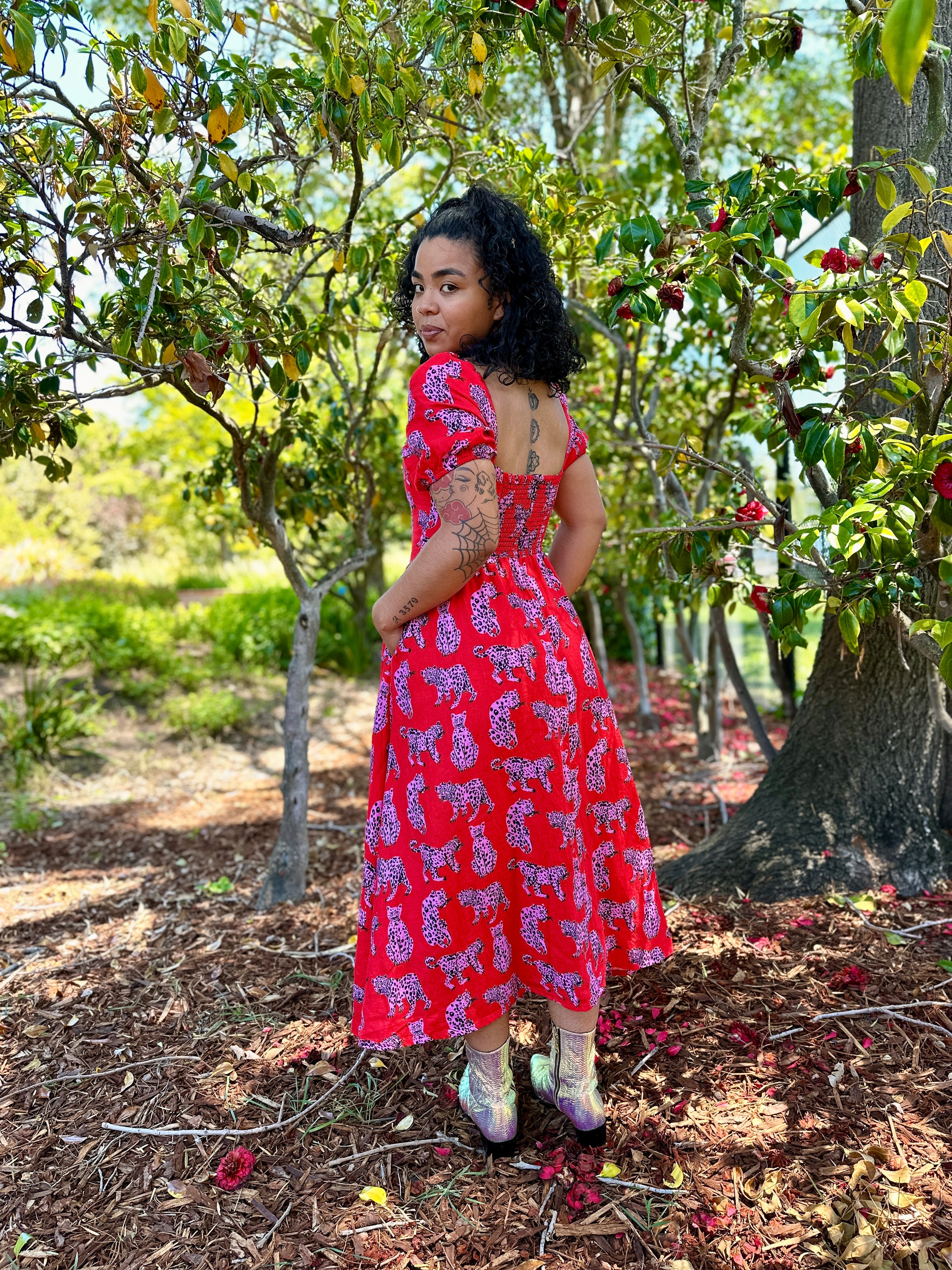 Linen Princess Dress Sondler Cat