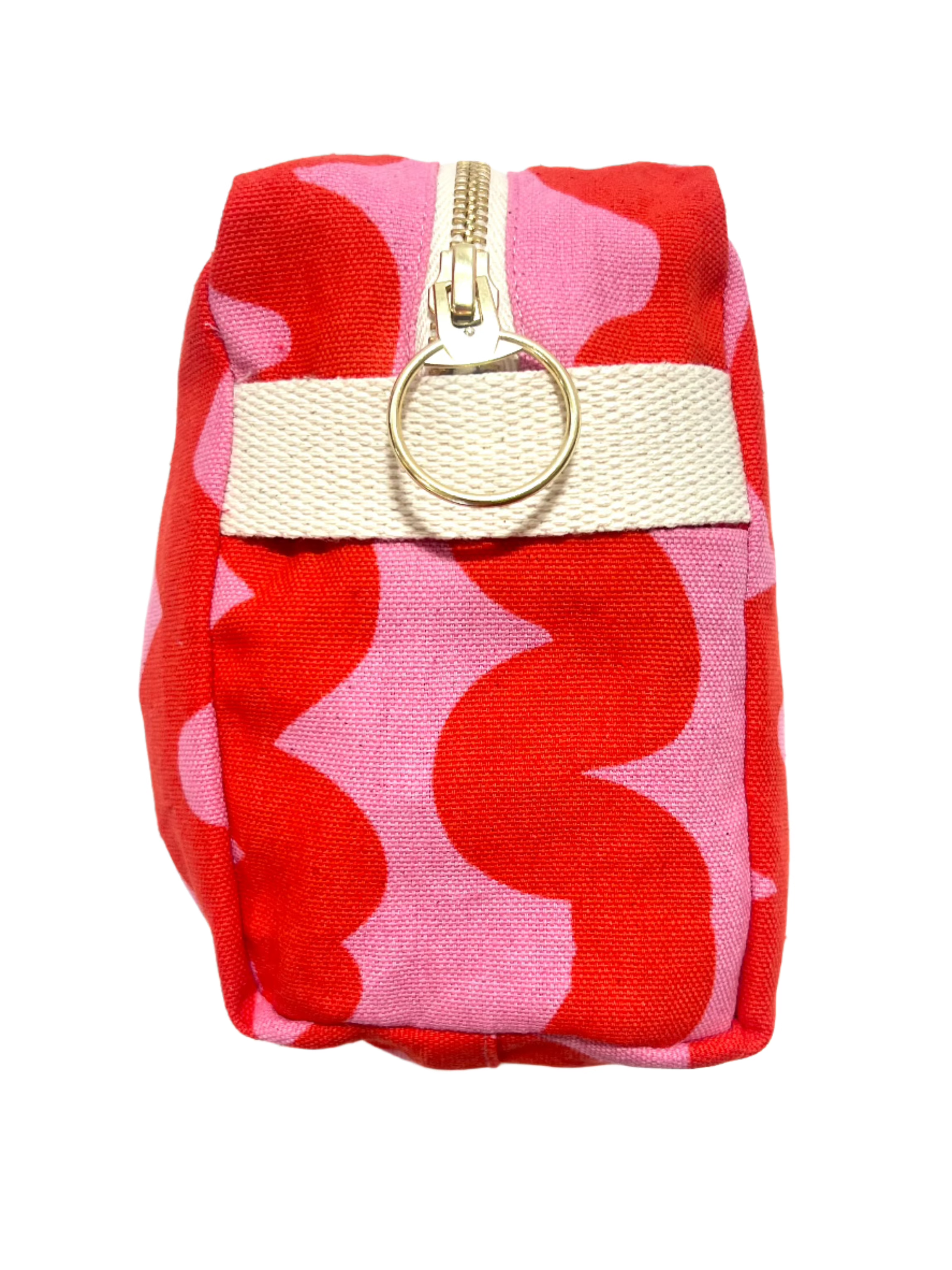 The Dopp Bag Pink Squiggle