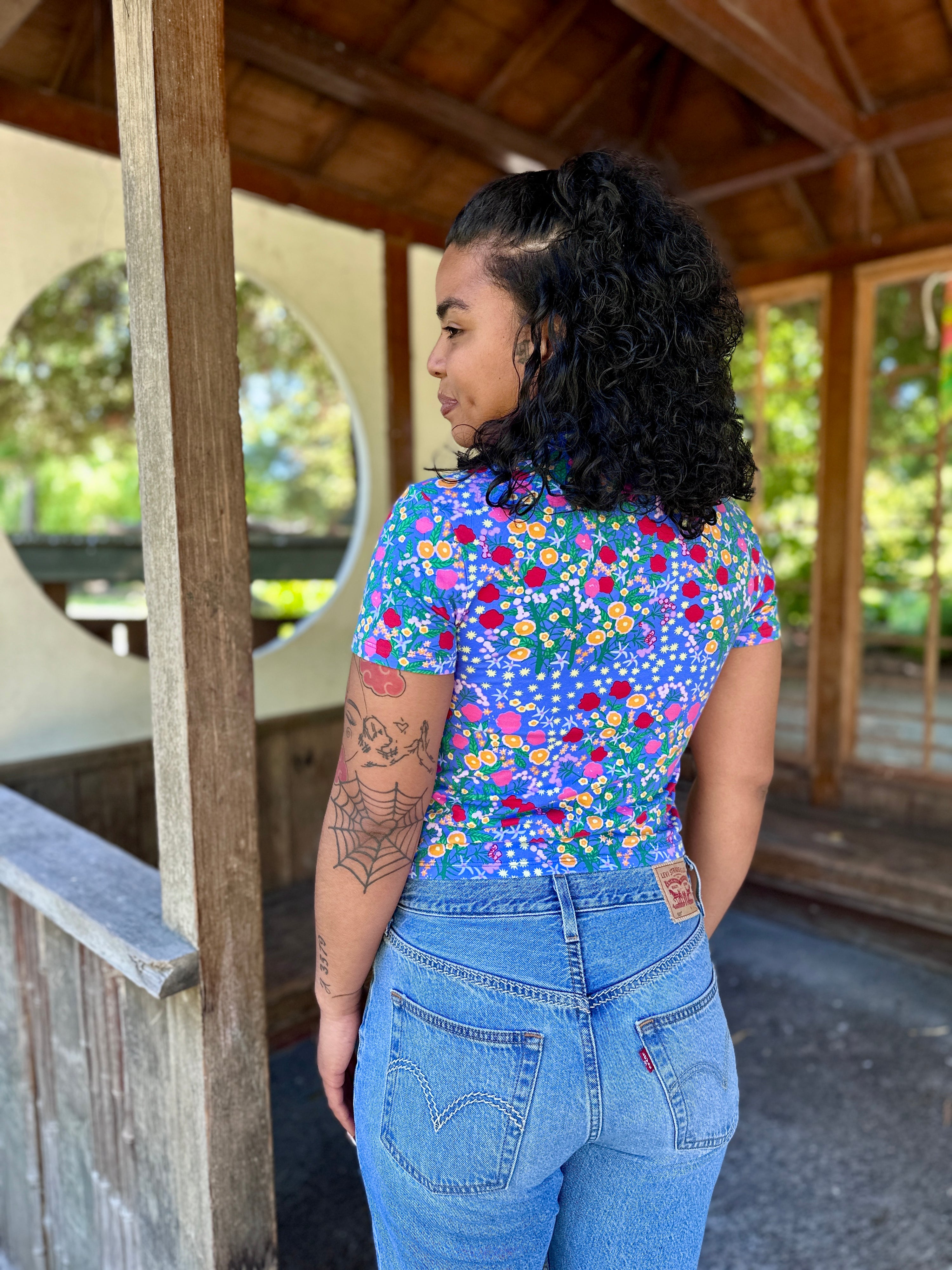 Mock Neck Super Bloom
