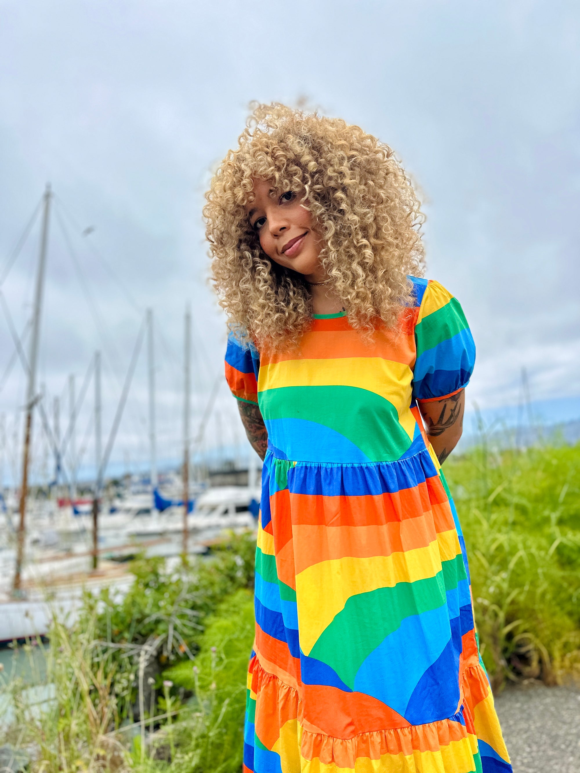 Inanna Dress Sunset Valley