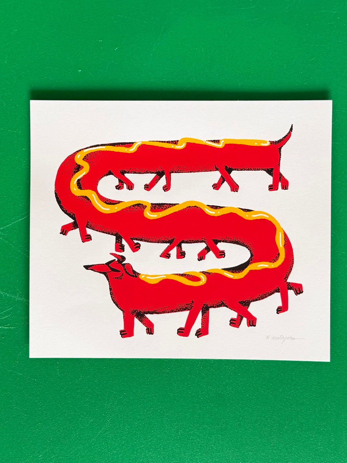 Dodger Dog Print