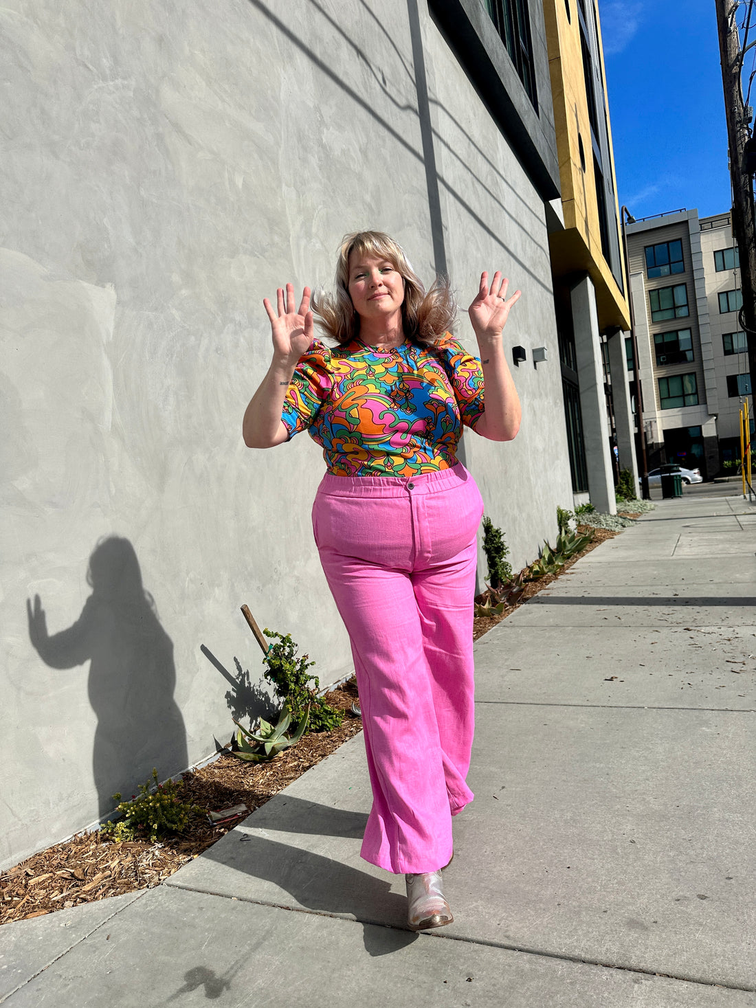 Catalina Linen Pant Taffy Pink
