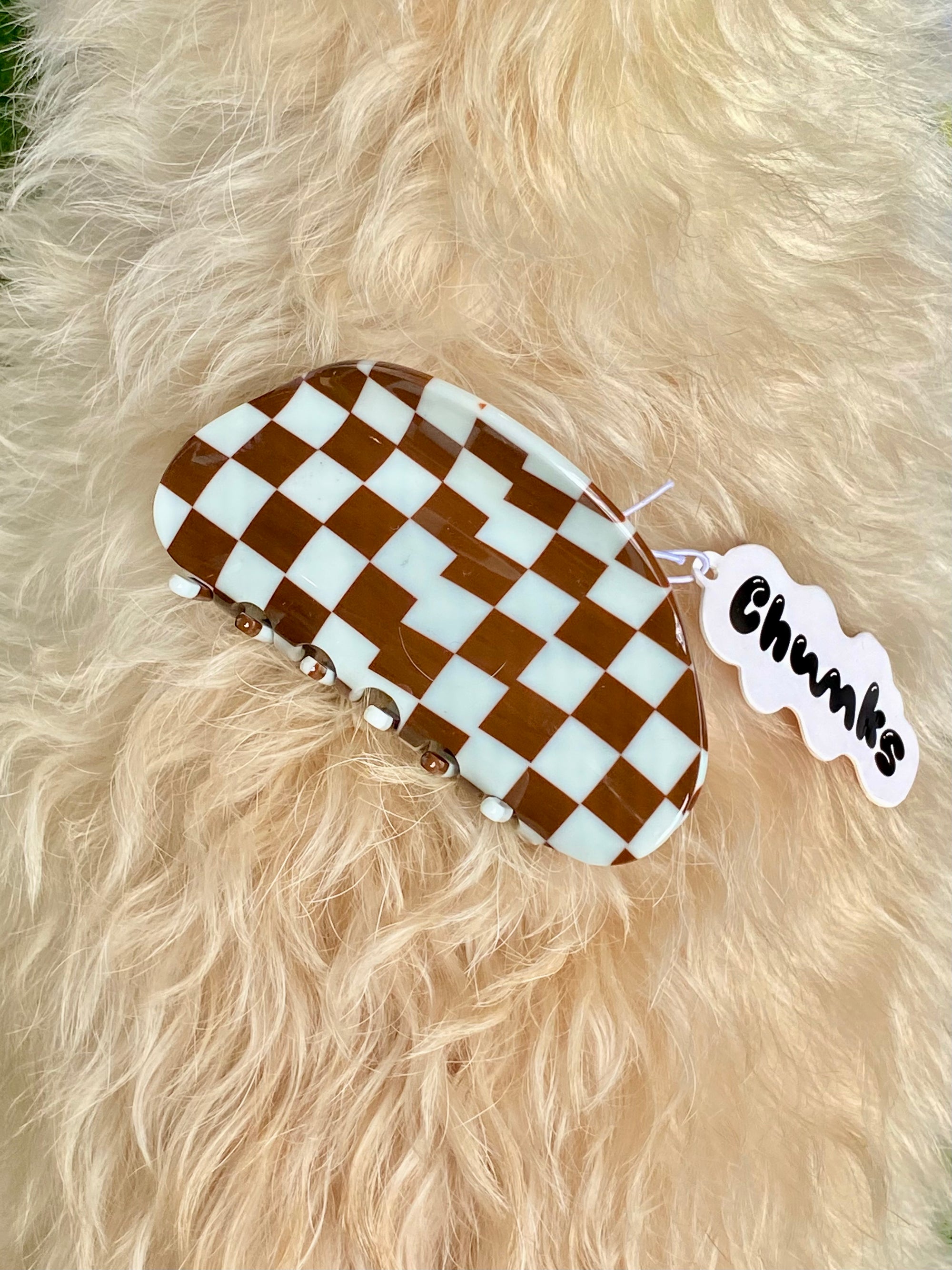 Checker Claw - Ice & Brown