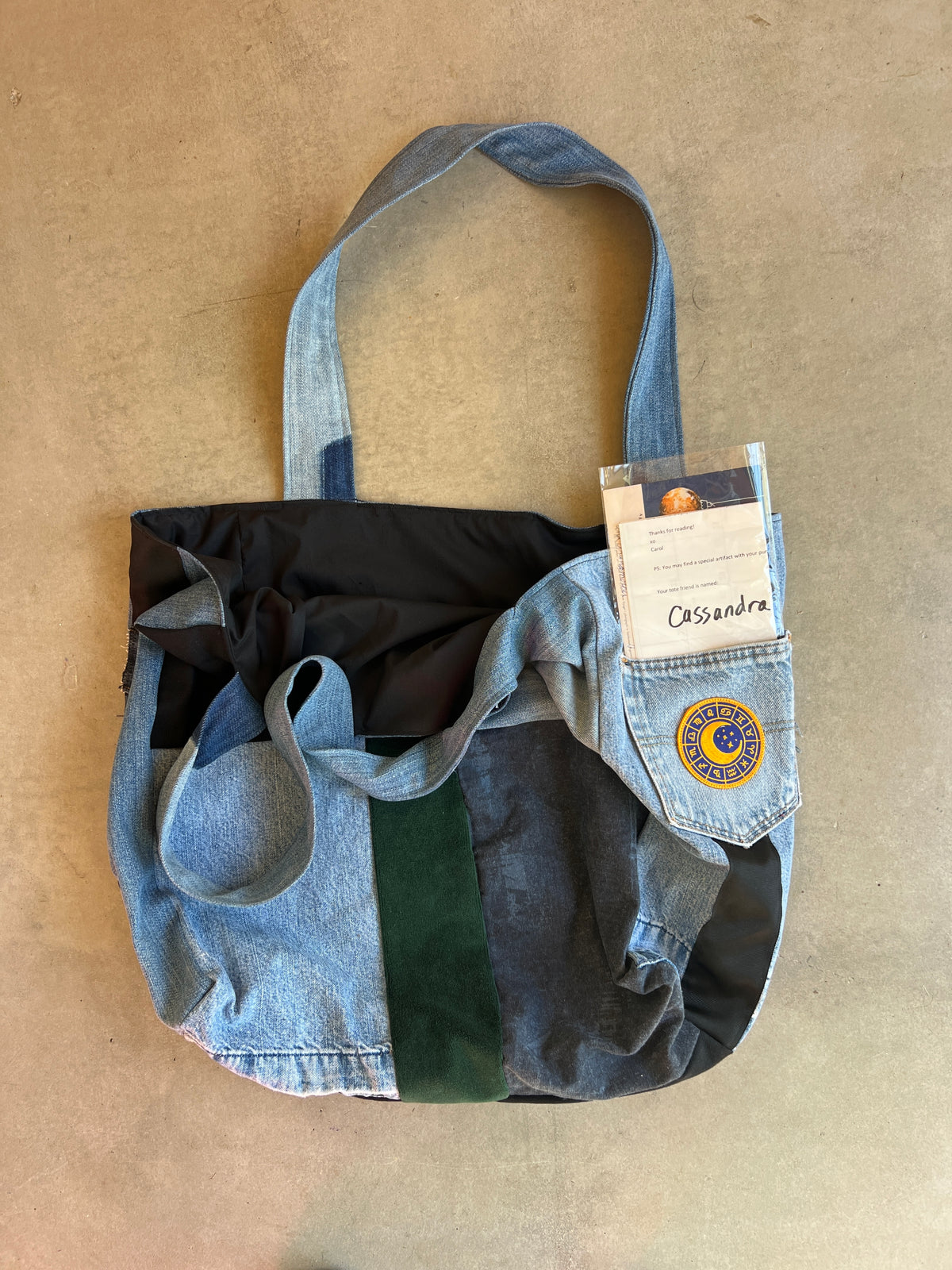 Denim Patchwork Giant Tote bag