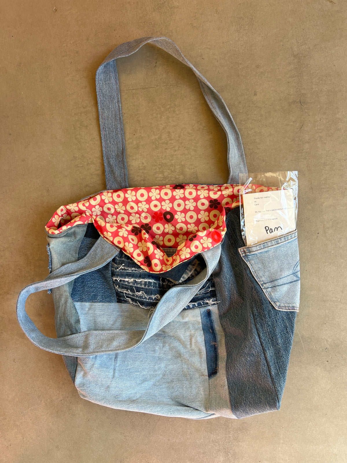 Denim Patchwork Giant Tote bag