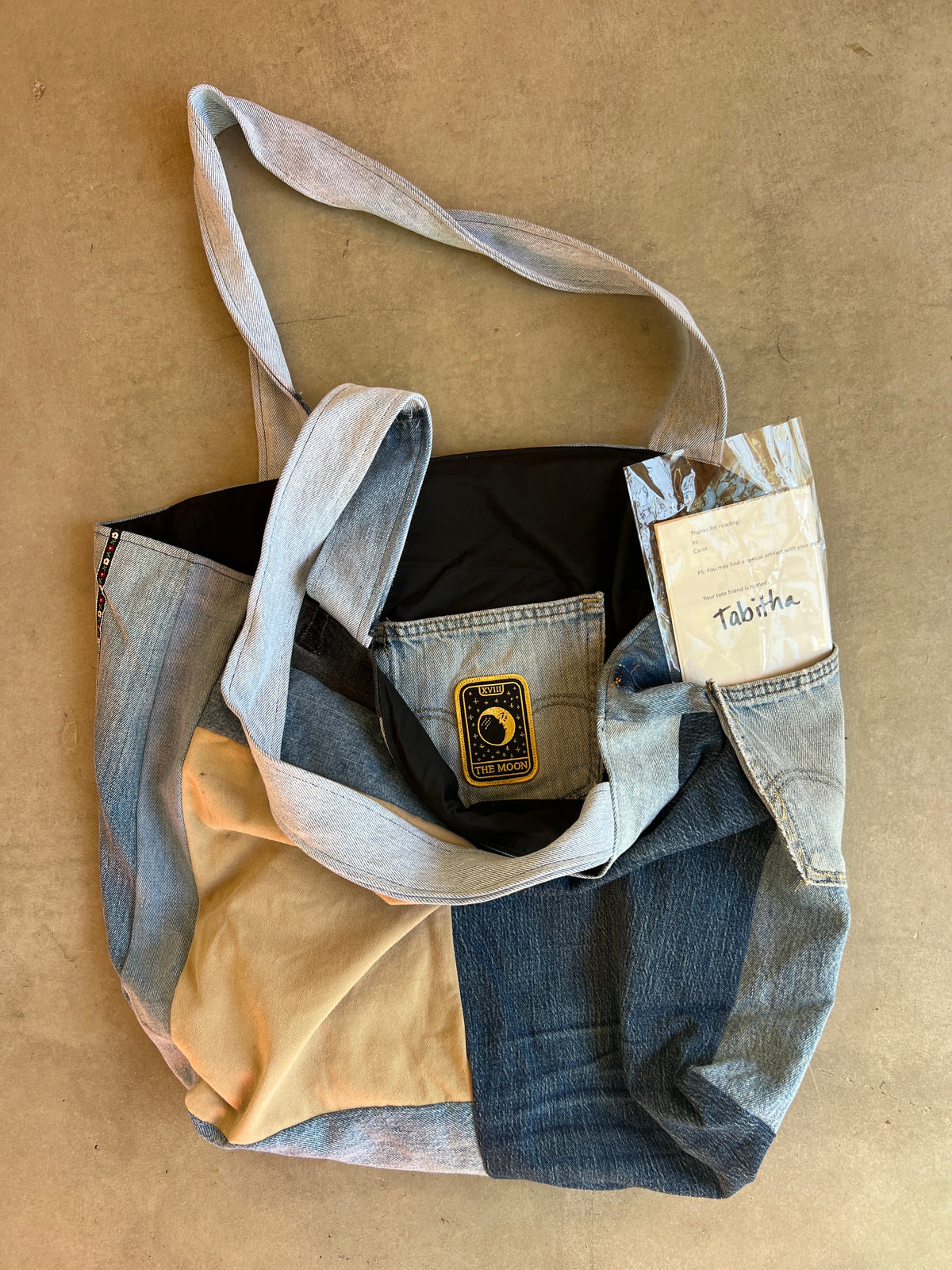Denim Patchwork Giant Tote bag