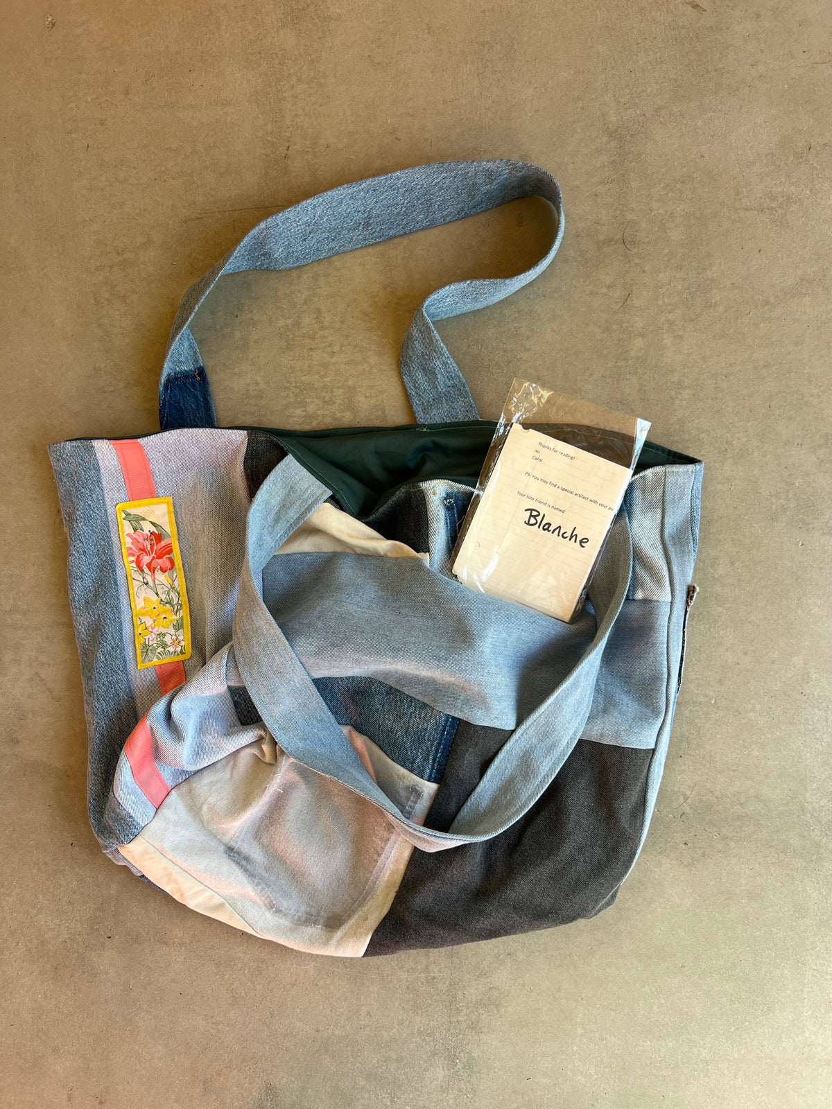 Denim Patchwork Giant Tote bag