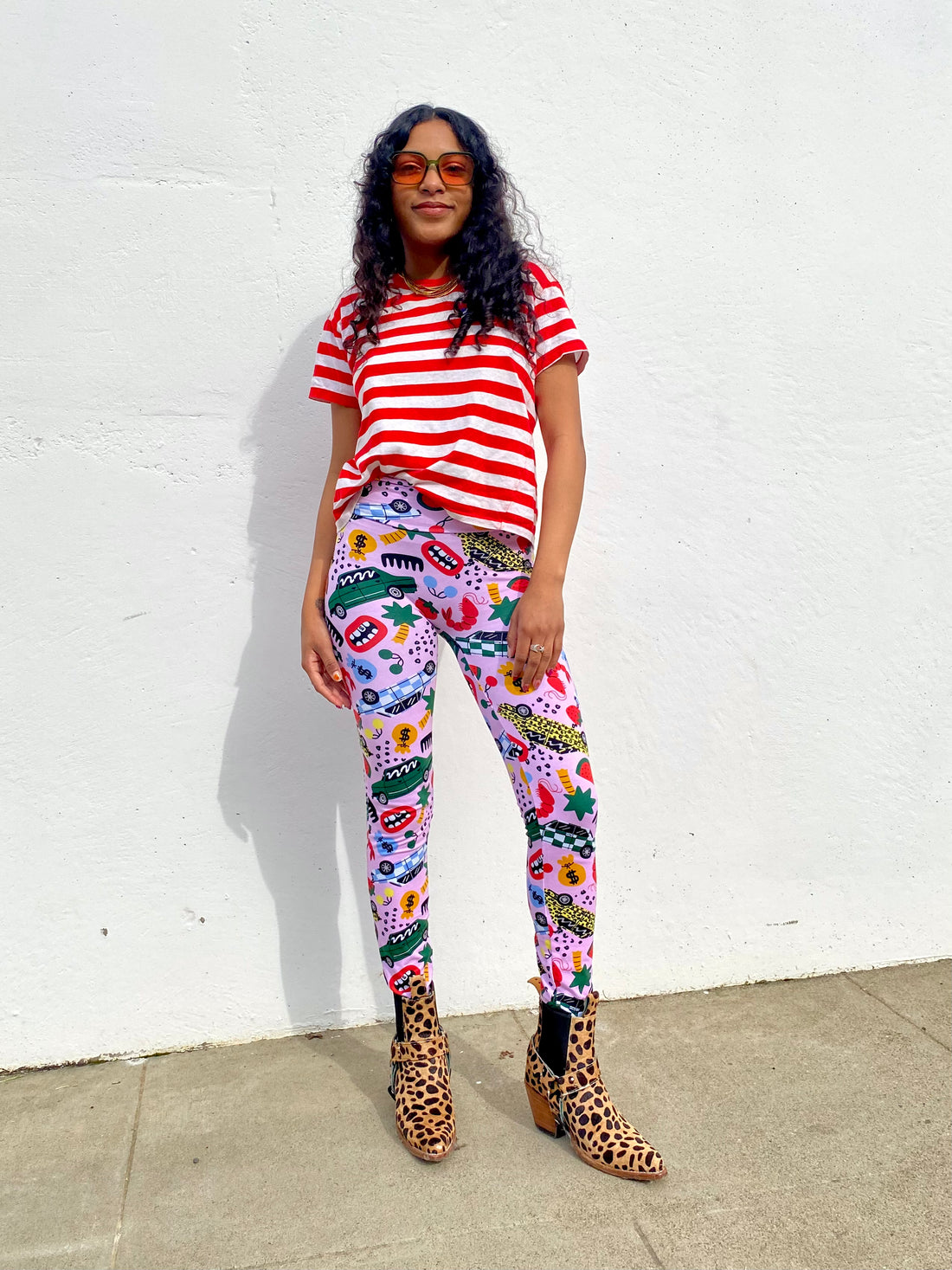 Roll top top leggings