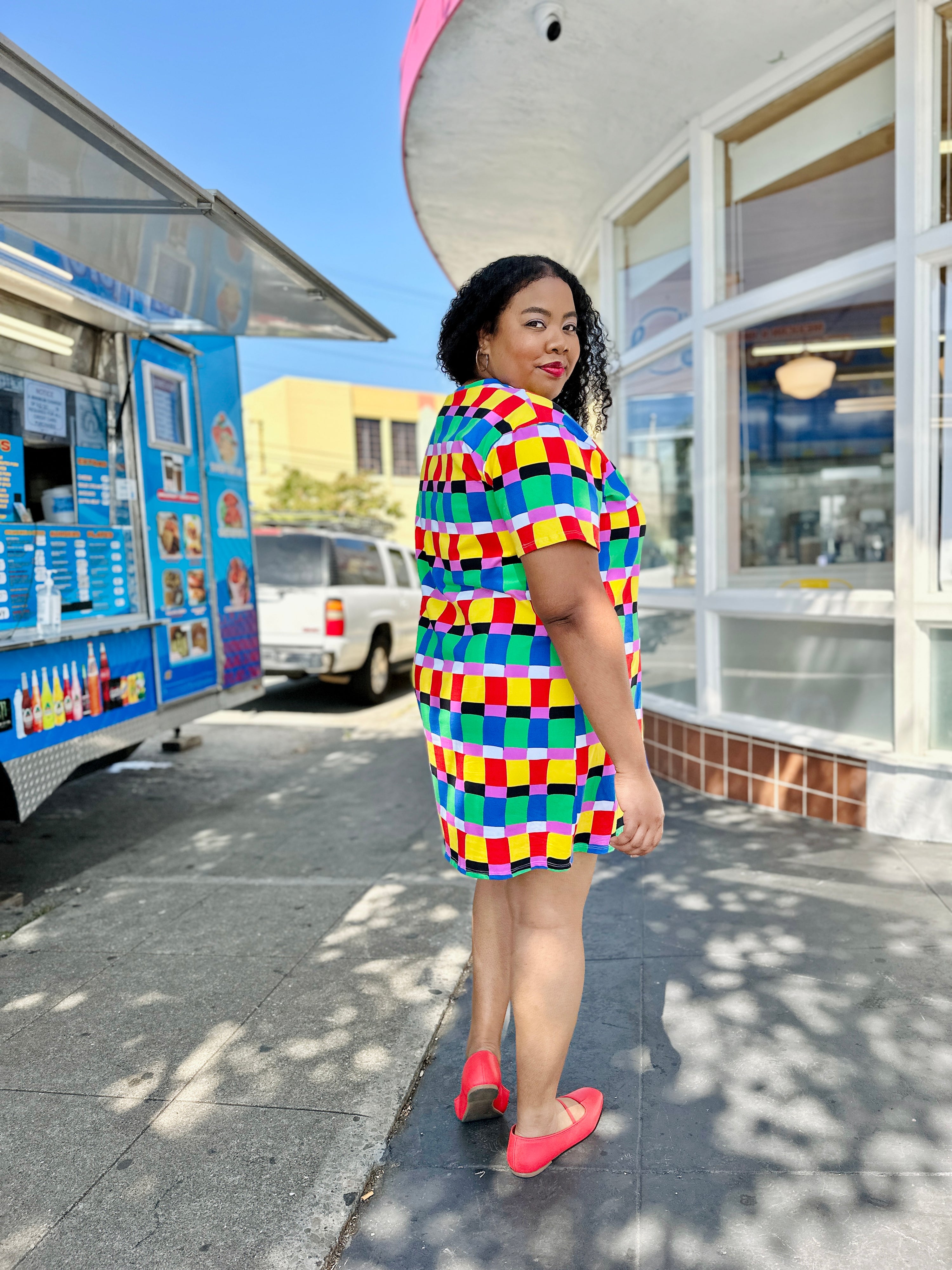Tee Dress Candy Weave