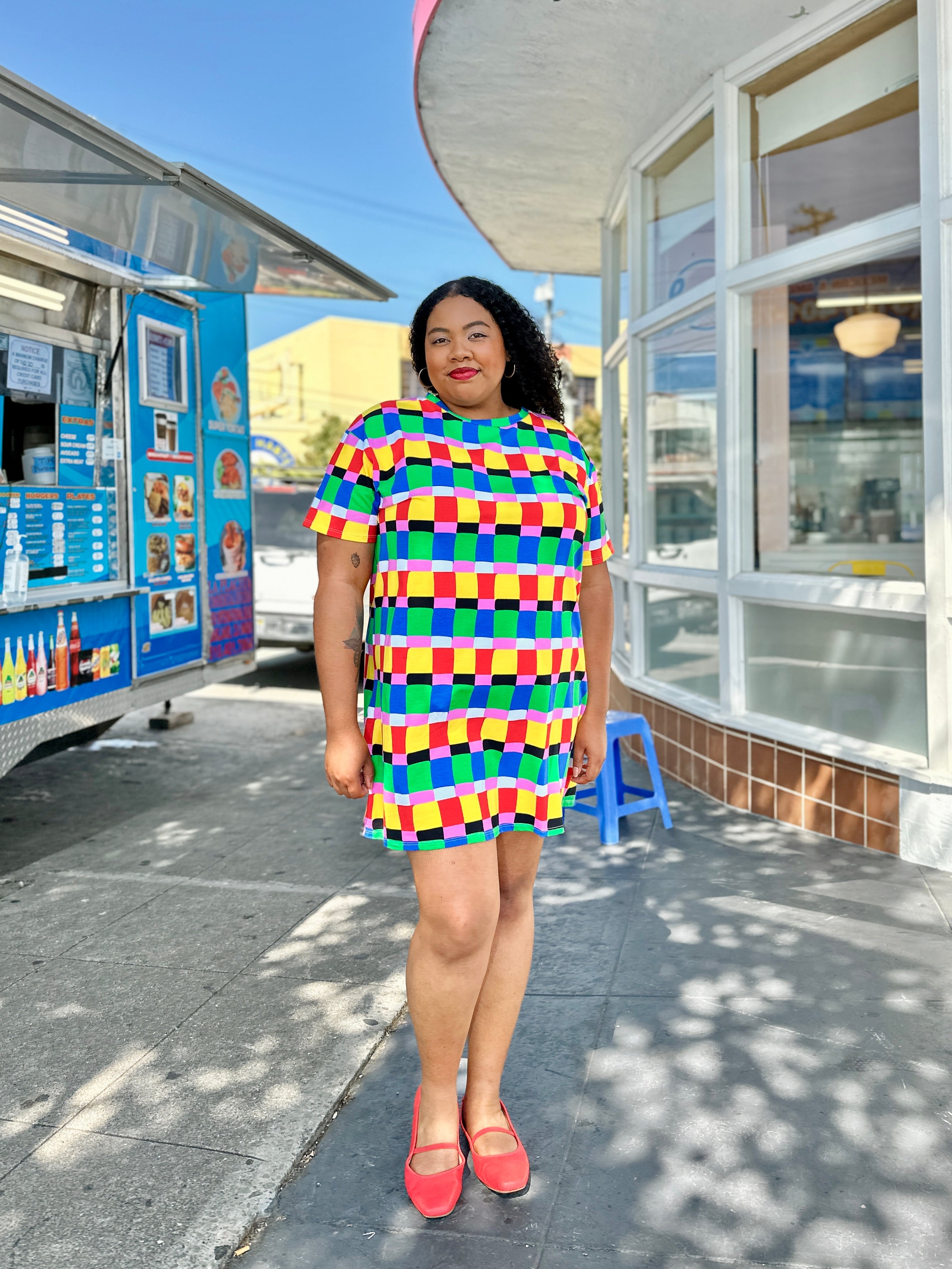 Tee Dress Candy Weave