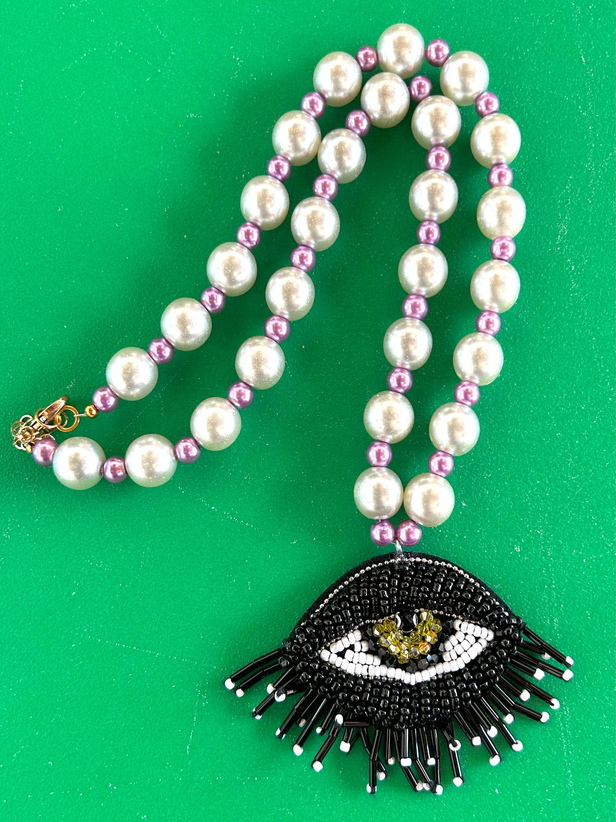 The Eye Necklace - Lavender