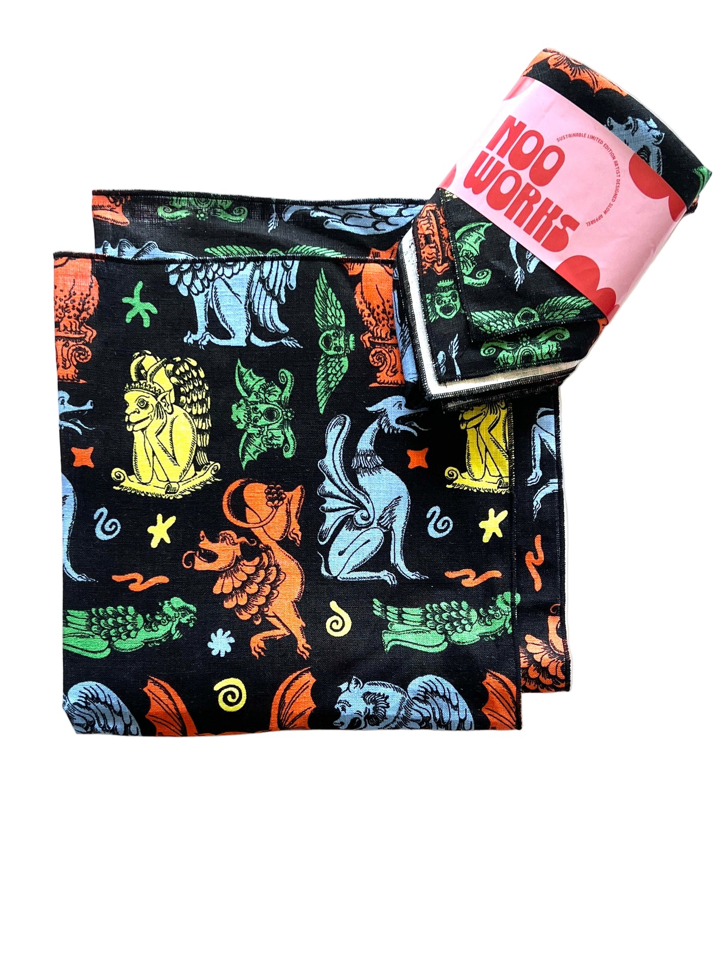 Linen Everything Cloth Set *Gargoyles*