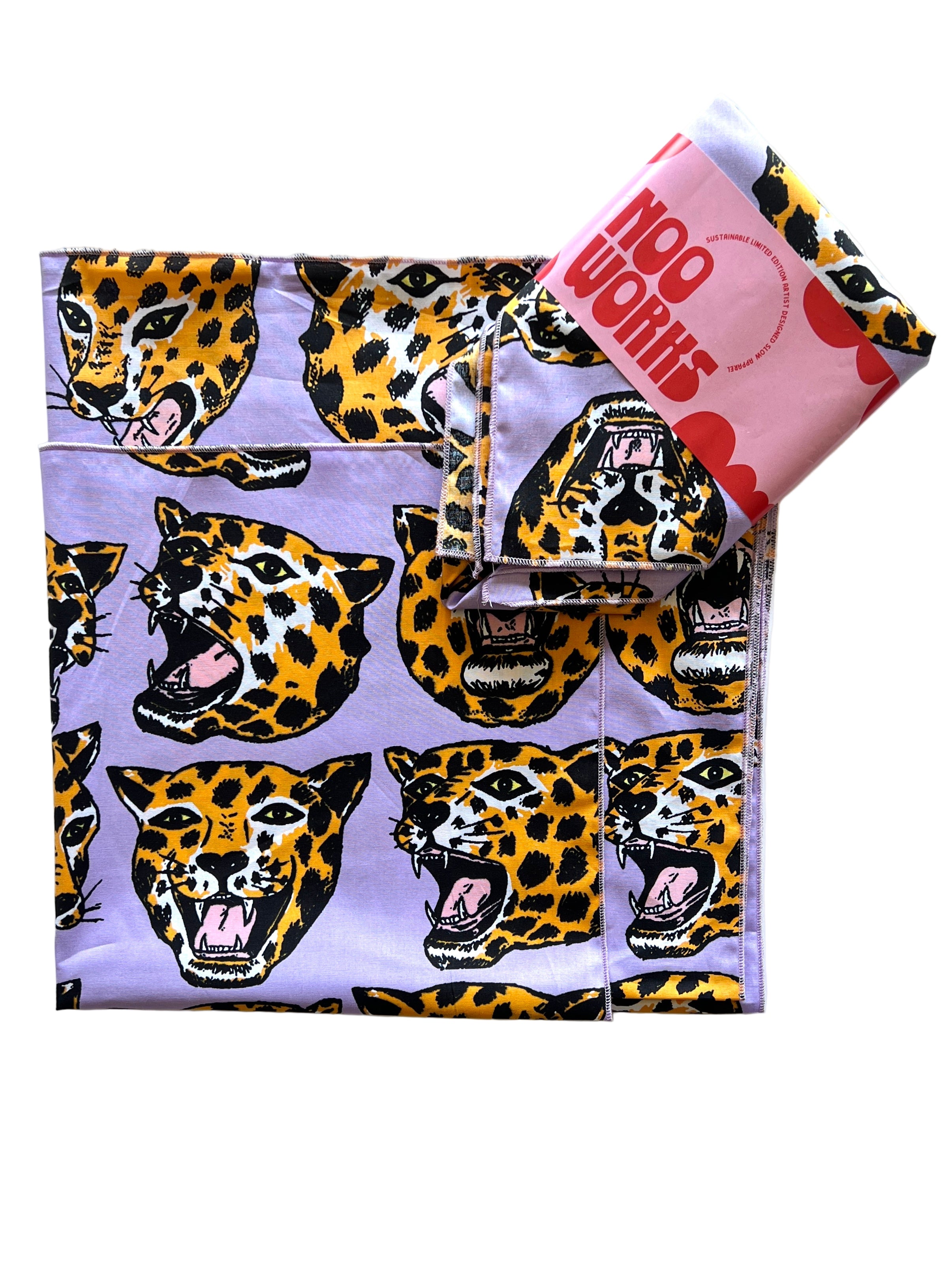 Poplin Everything Cloth Set *Cheetah Head*