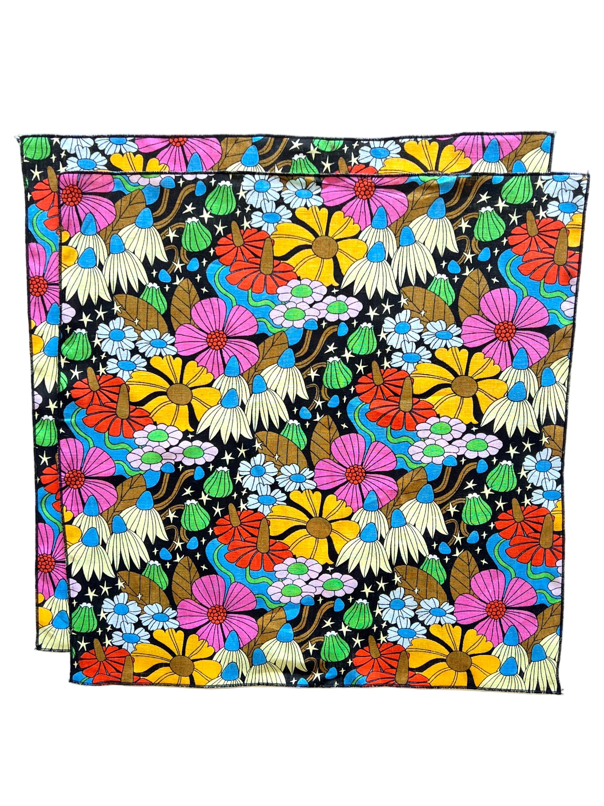 Linen Everything Cloth Set *Cosmic Floral*