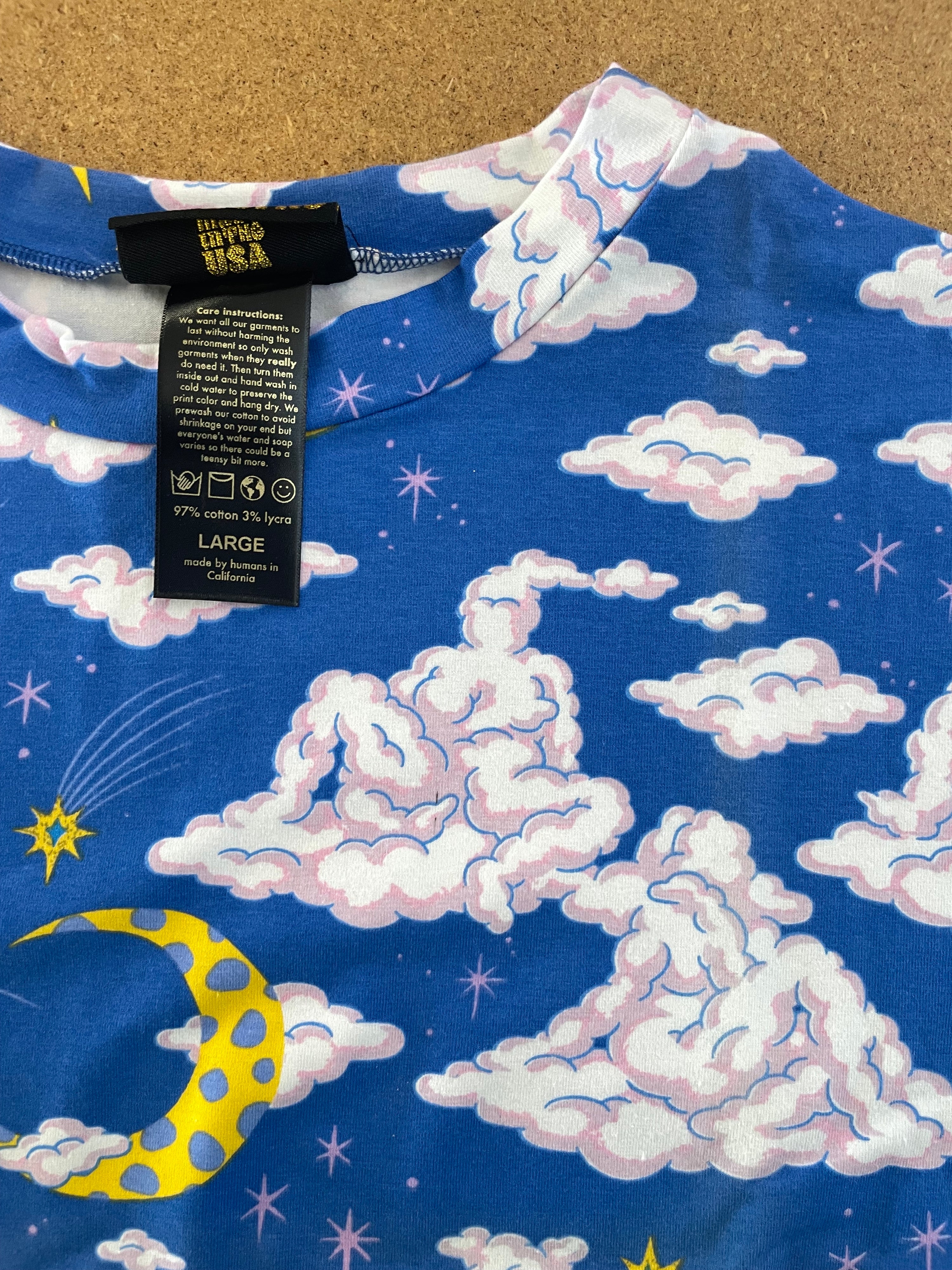 Crop Top Cloud People *minor imperfections