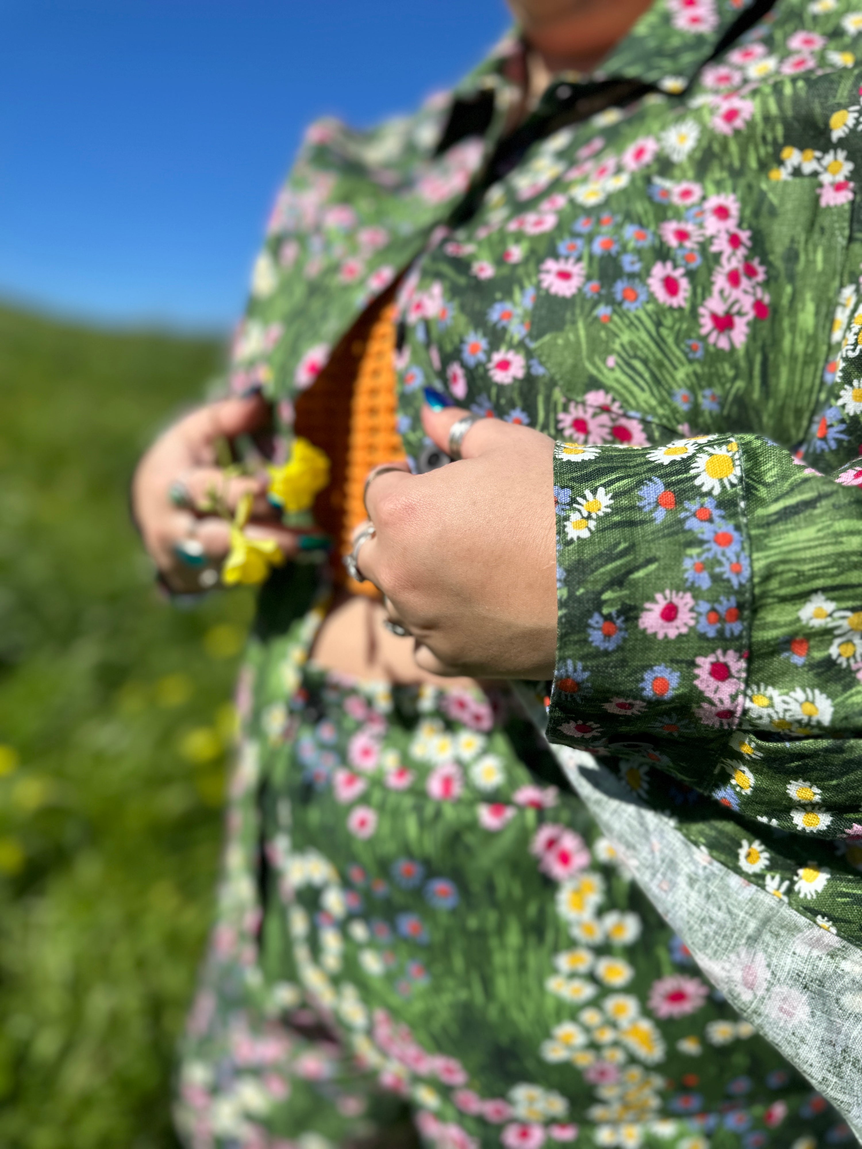 Classic Button Down Meadow