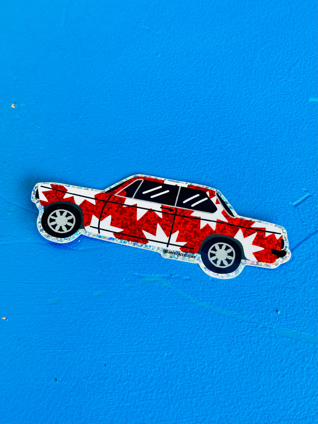 Red BMW Sticker