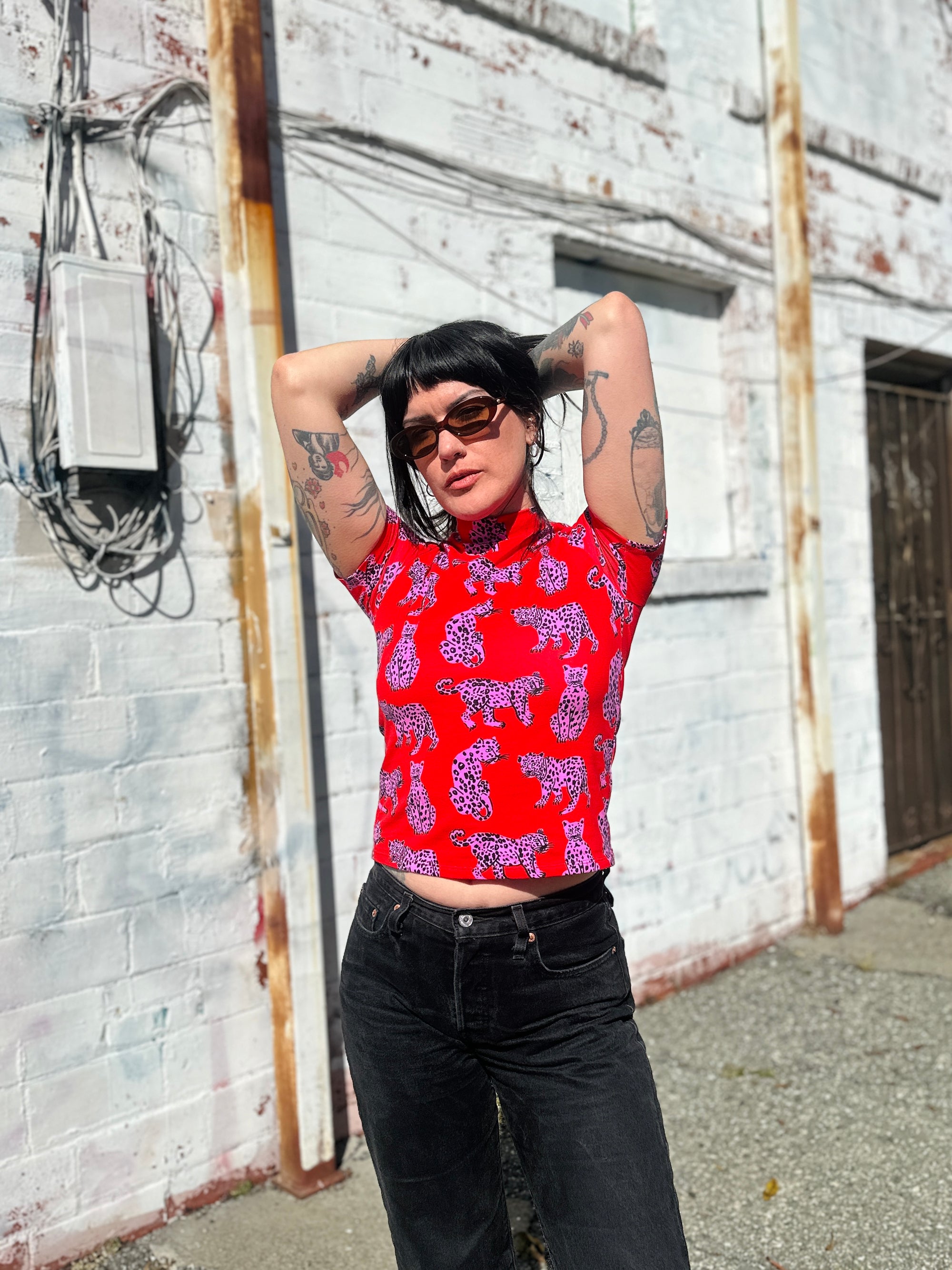 Mock Neck Sondler Cat