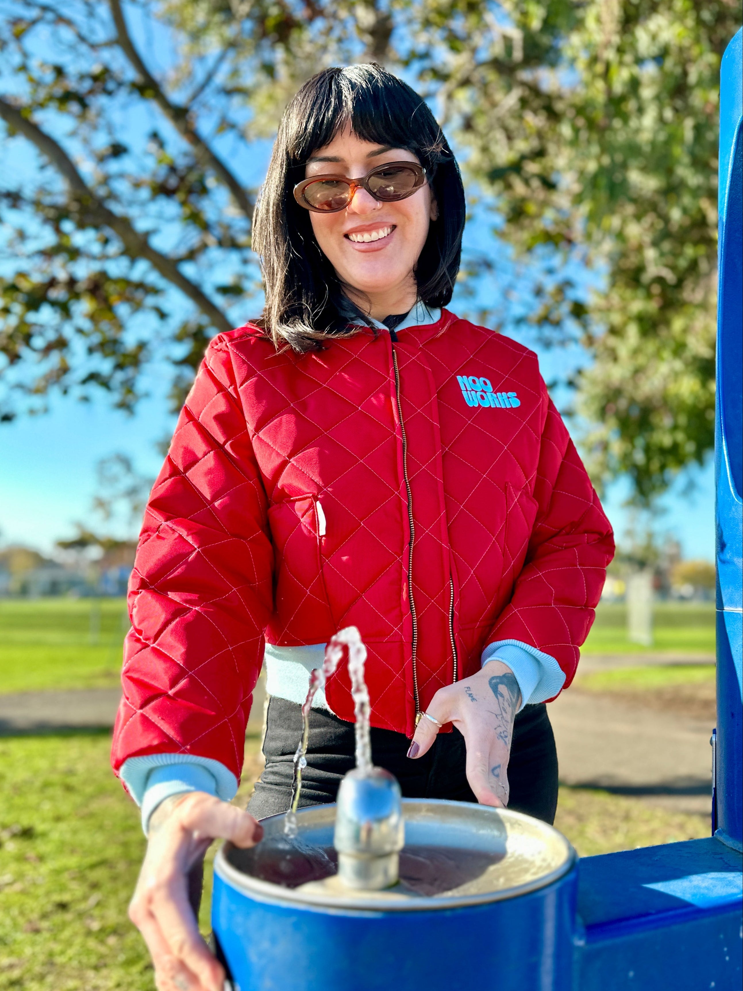 Bomber Jacket Blue/Red *Presale*