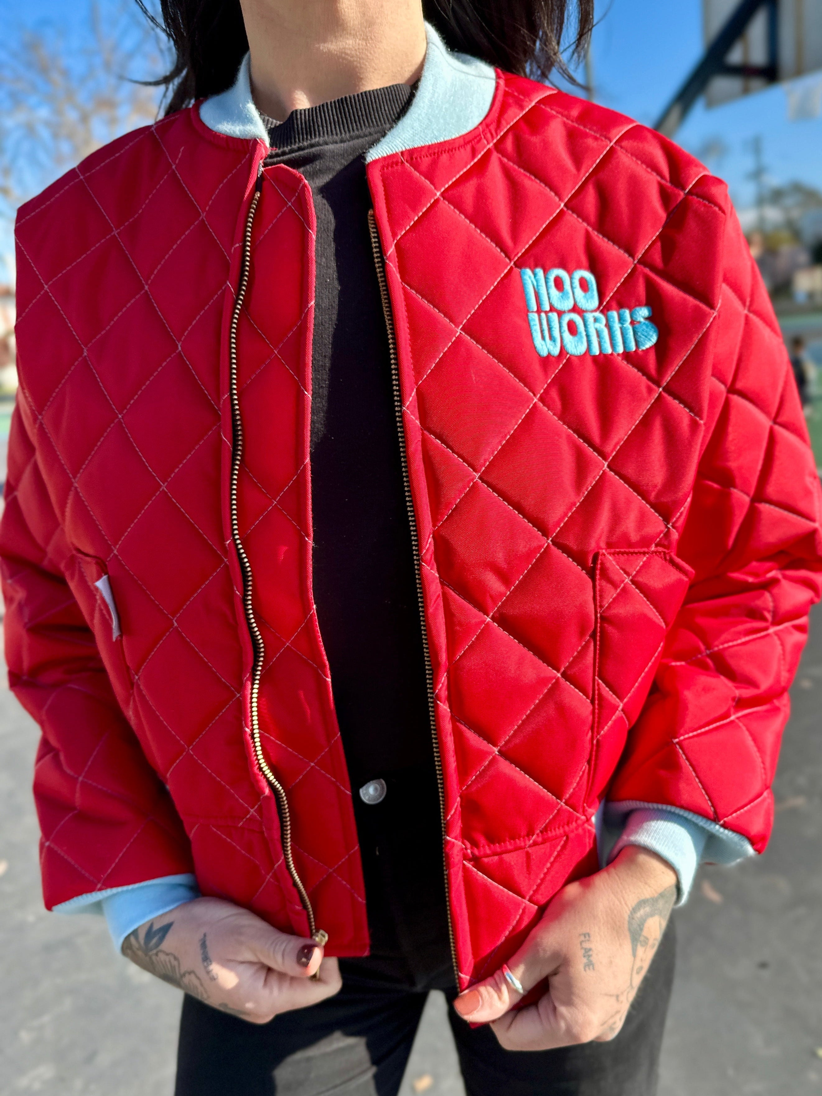 Bomber Jacket Blue/Red *Presale*