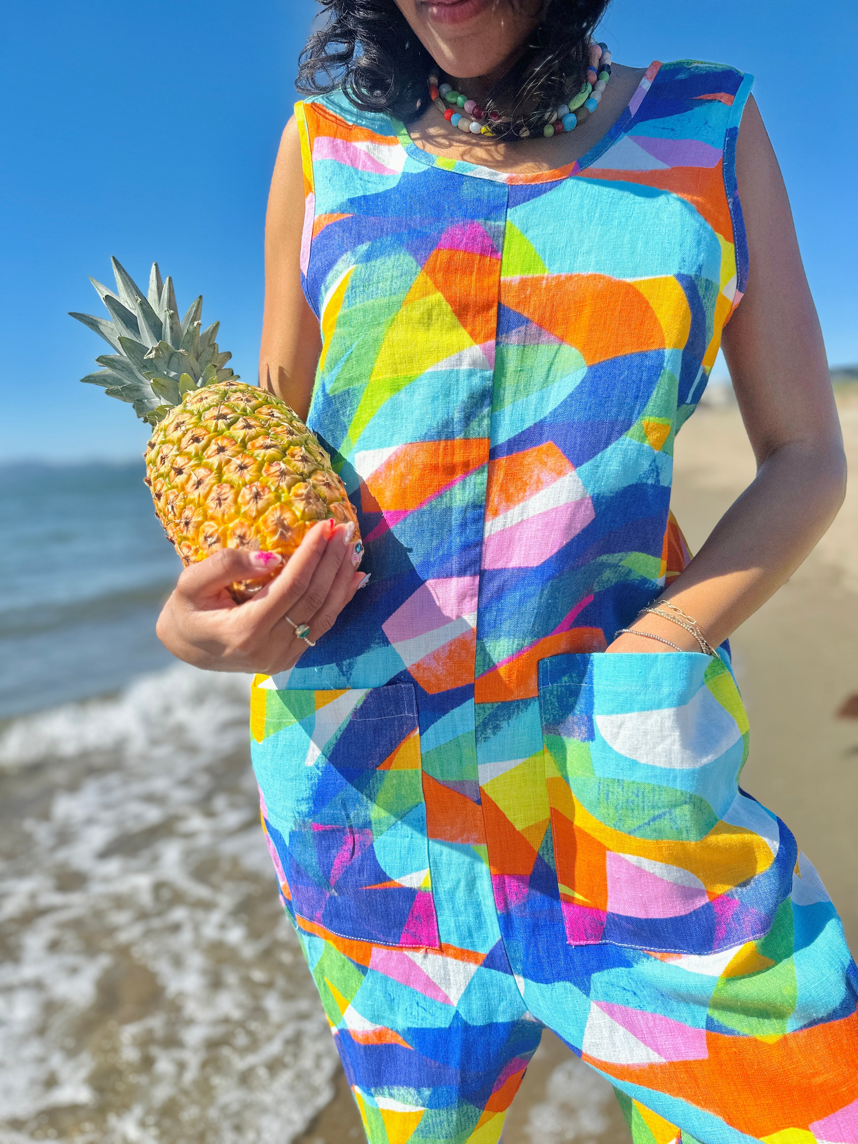 Linen Garden Suit Heatwave