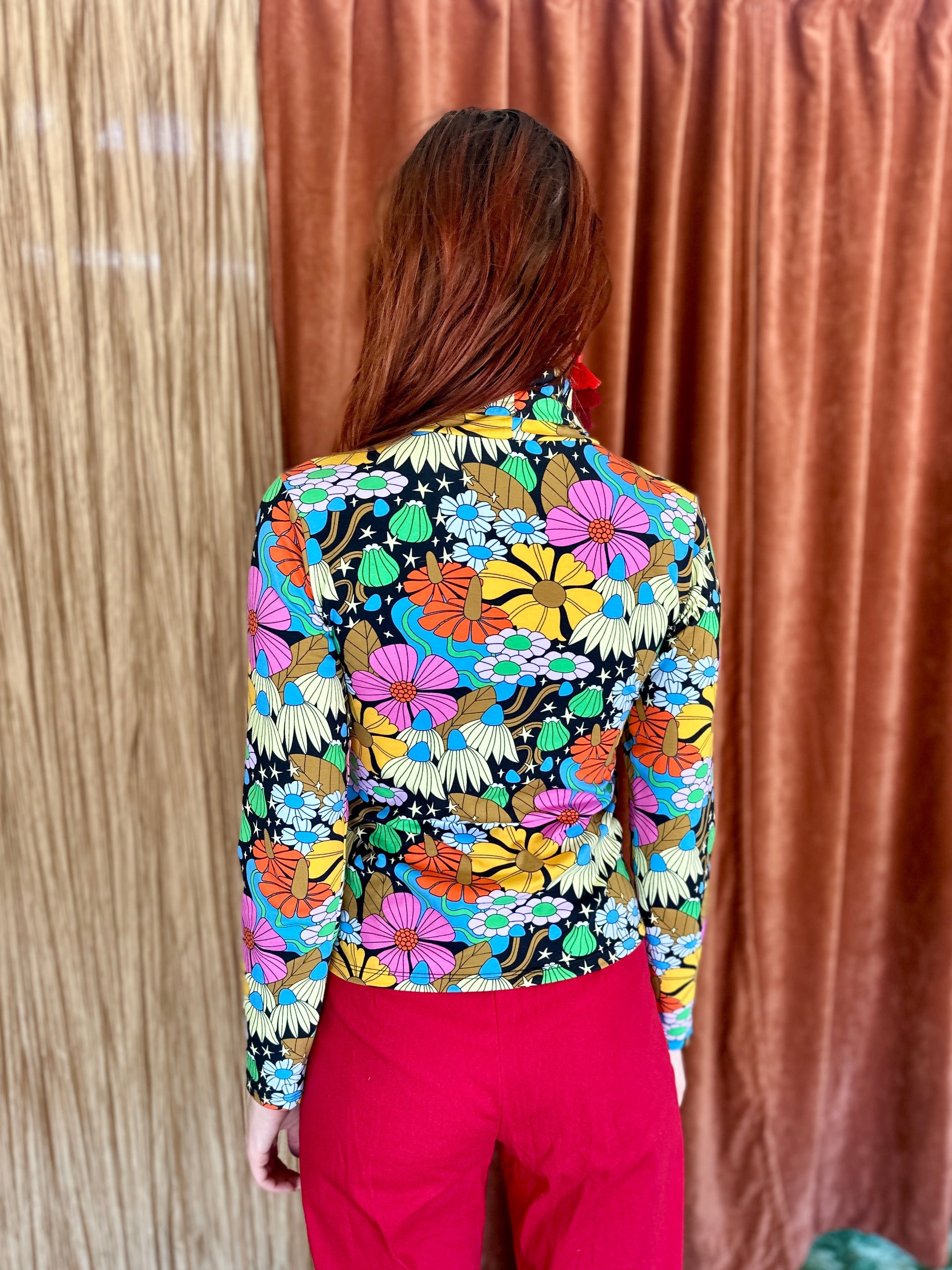 Turtleneck Cosmic Floral