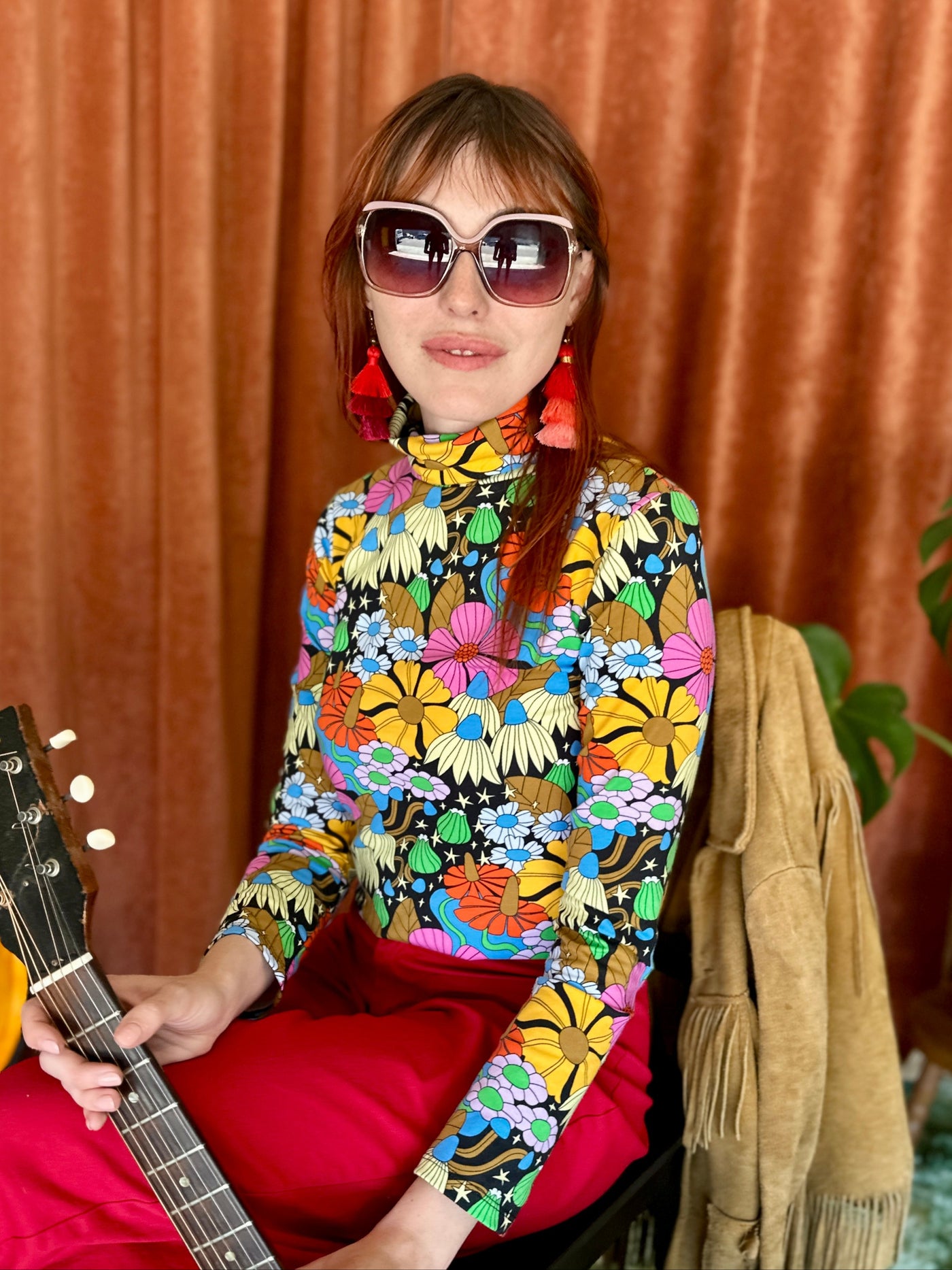 Turtleneck Cosmic Floral