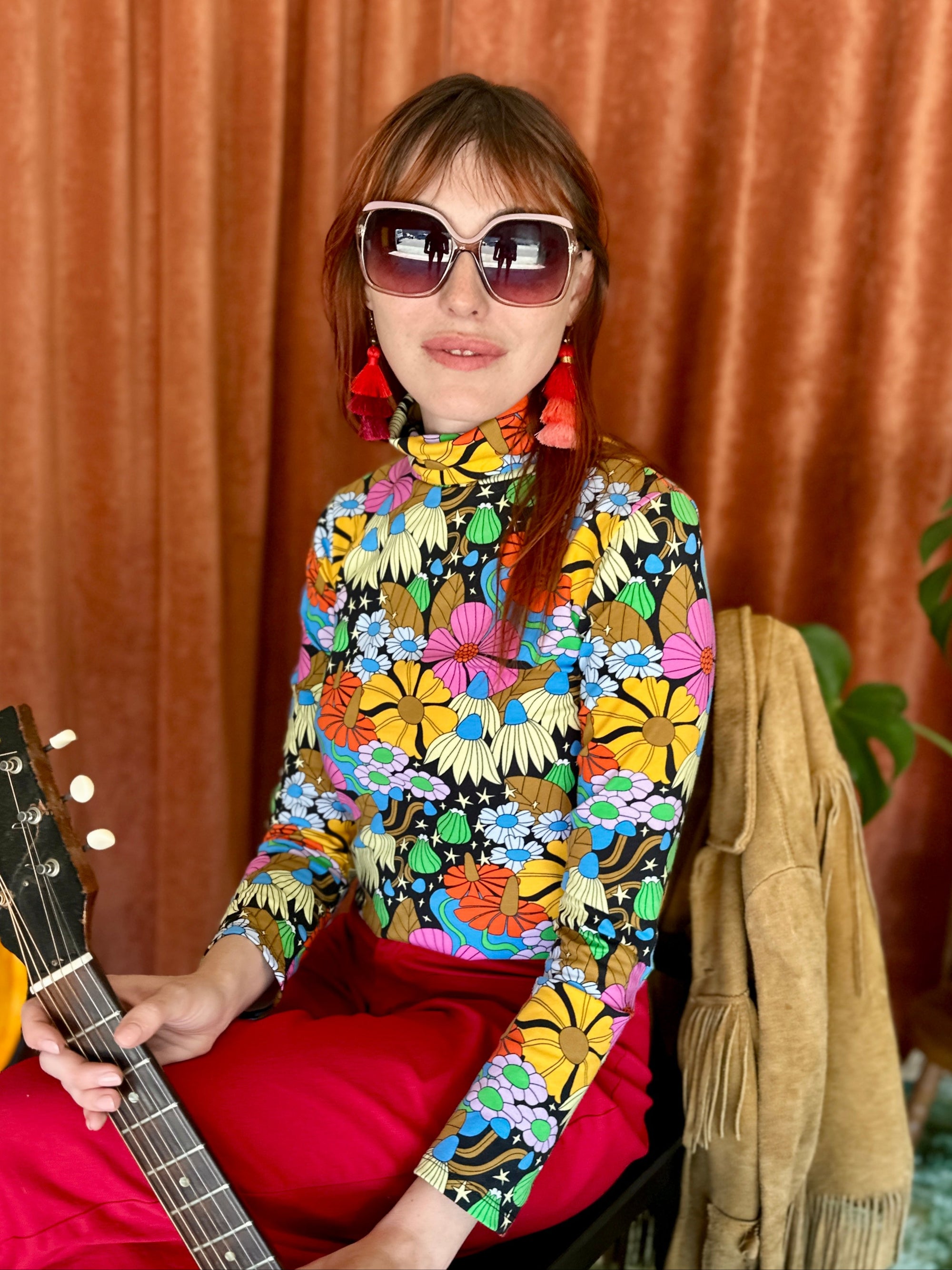Turtleneck Cosmic Floral
