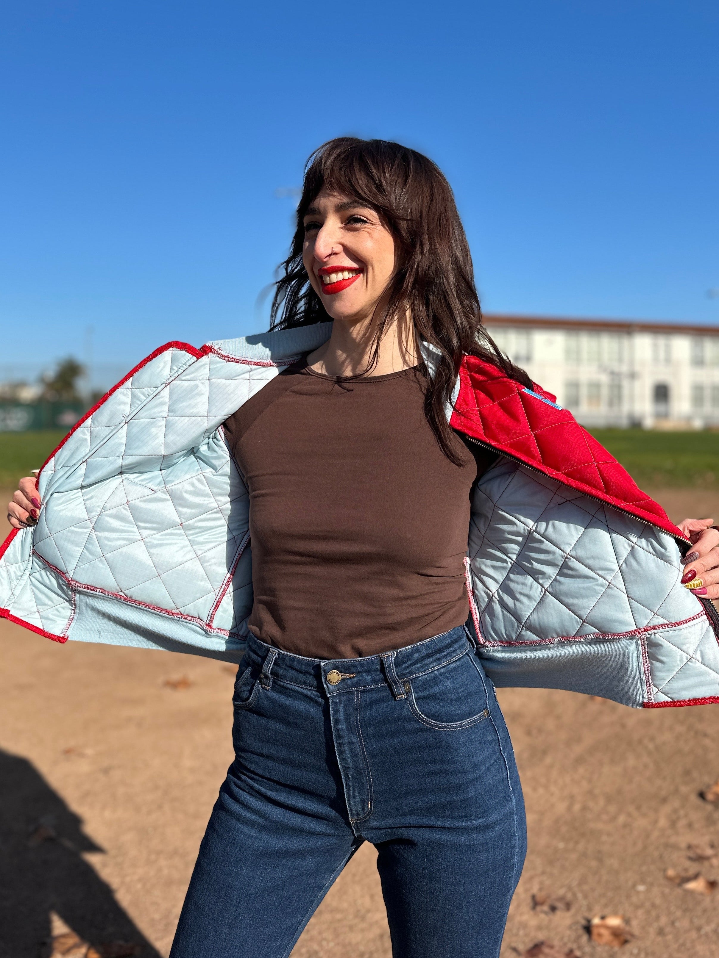 Bomber Jacket Blue/Red *Presale*
