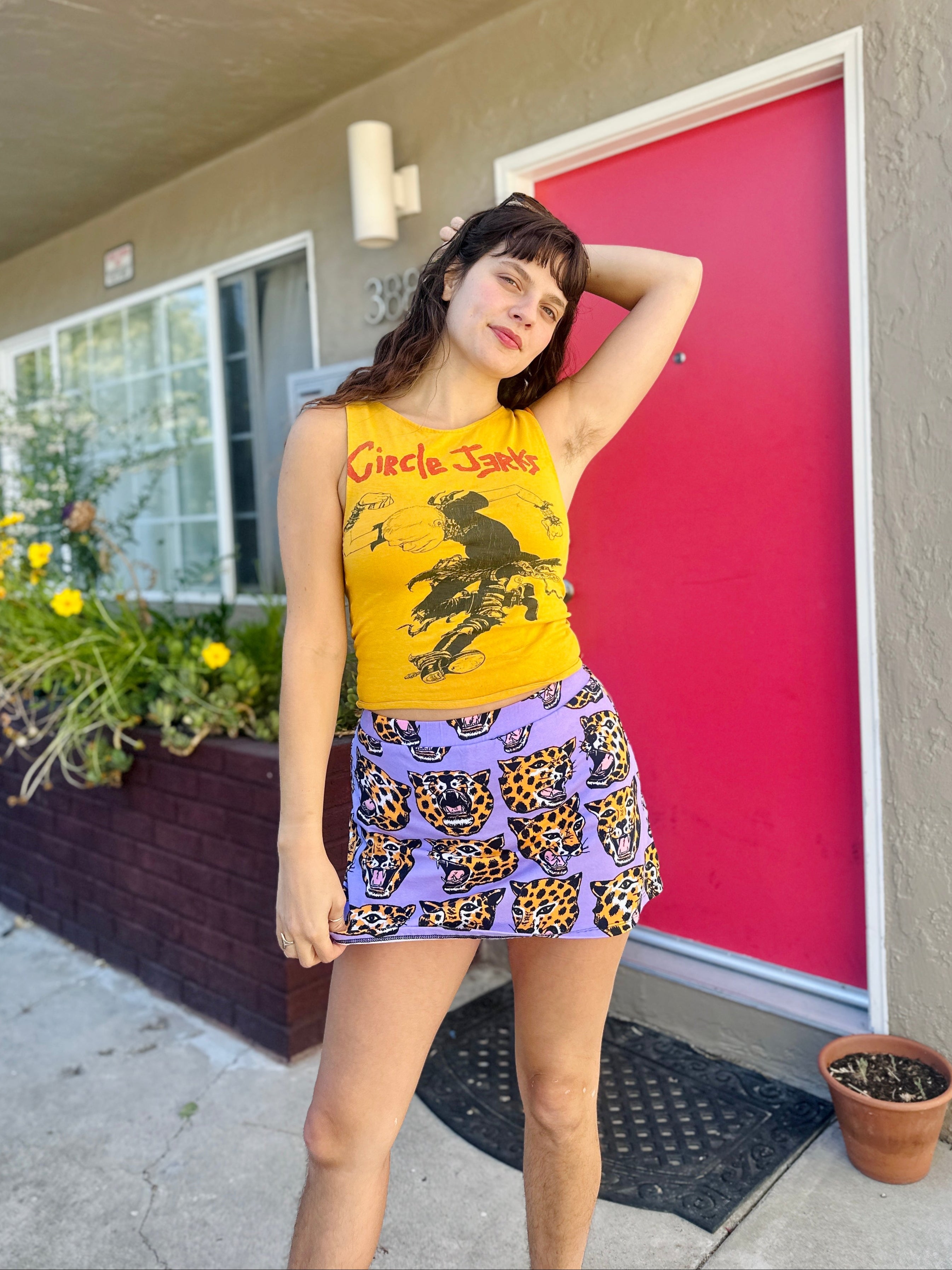 Cheeky Skort Cheetah Head