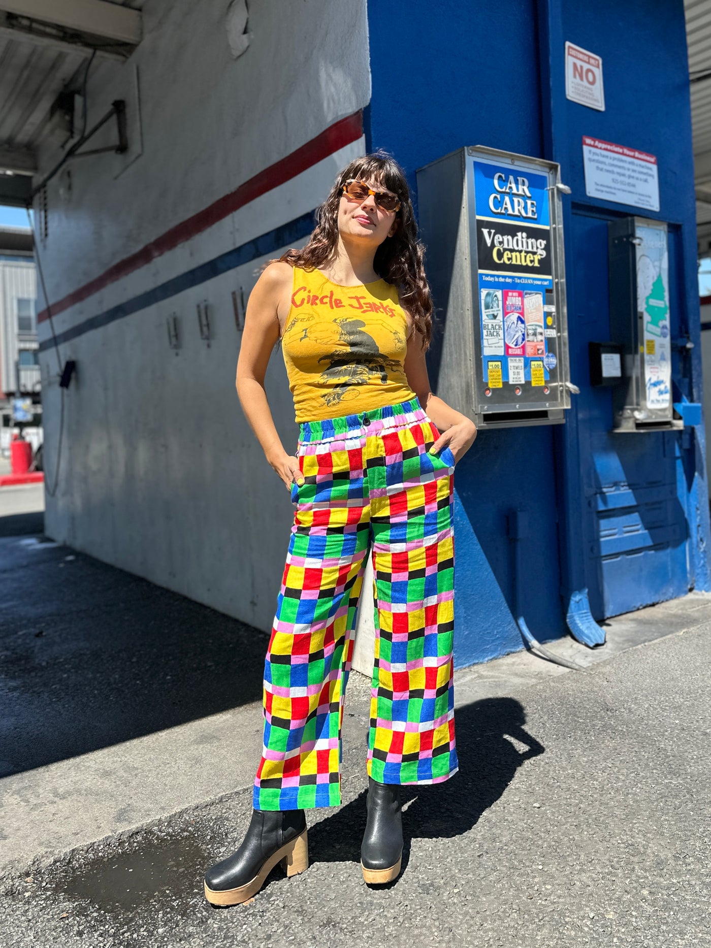 Linen Catalina Pant Candy Weave