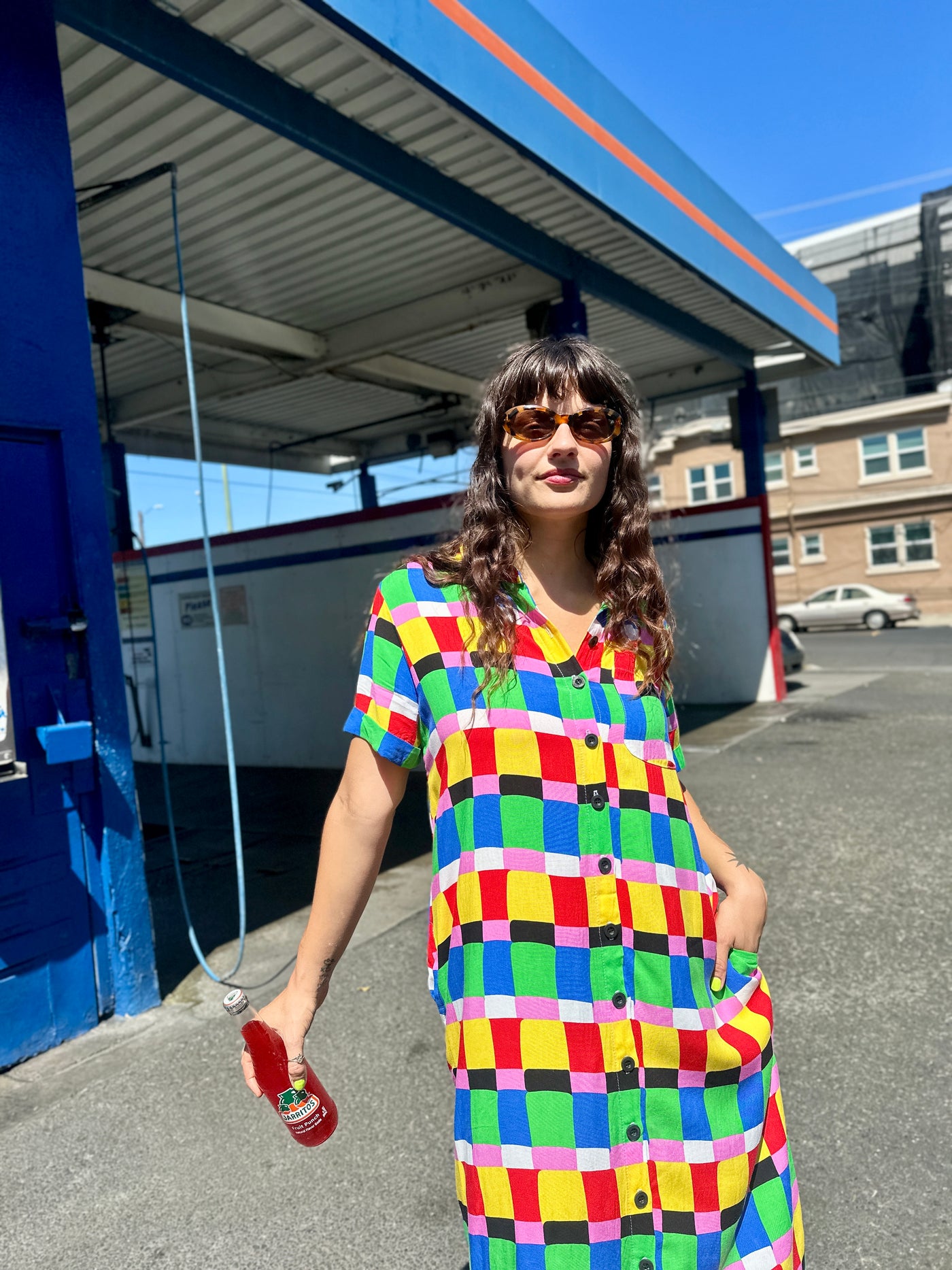 The River Dress Candy Weave