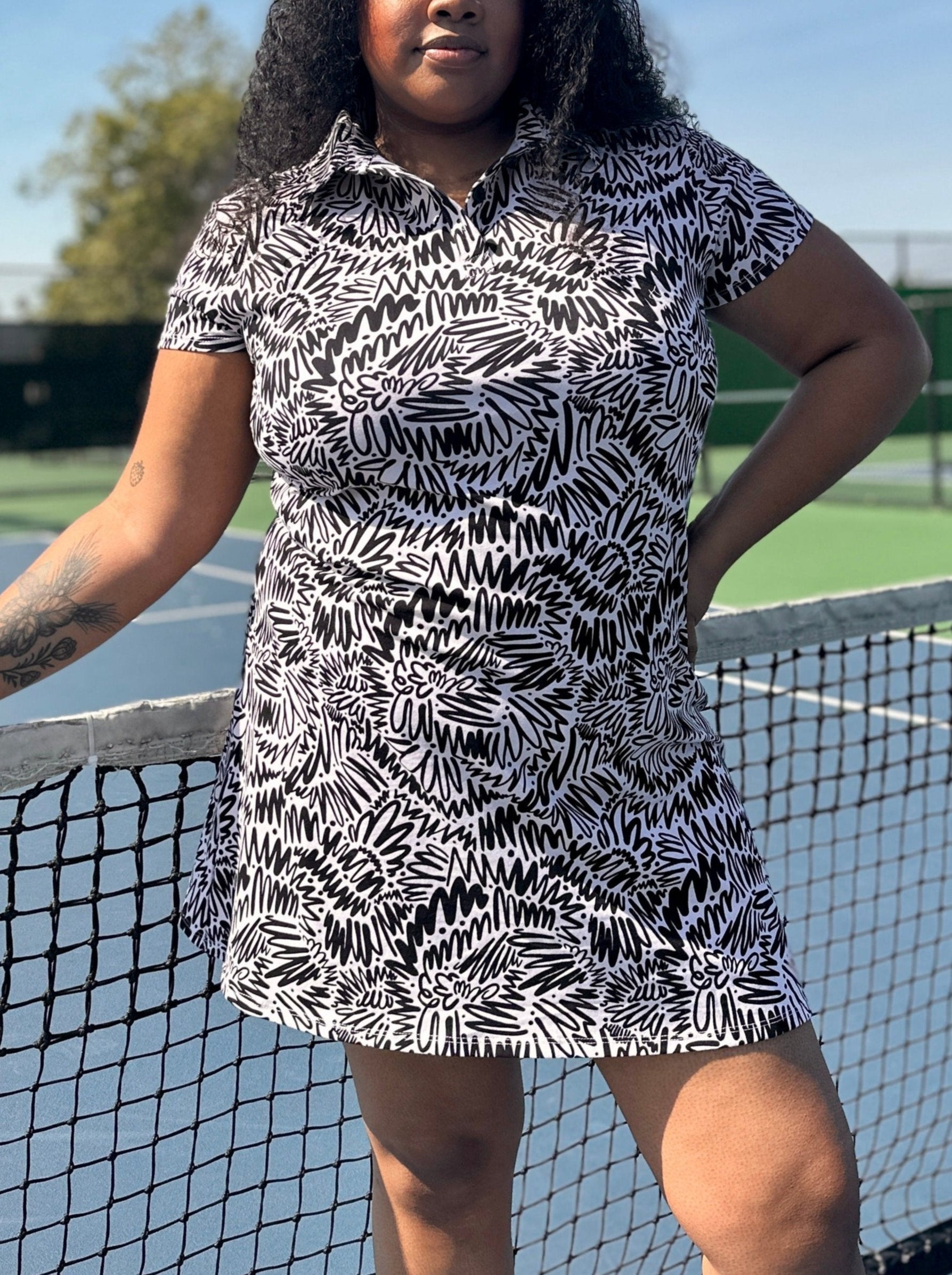 Tennis Dress Zig Zag