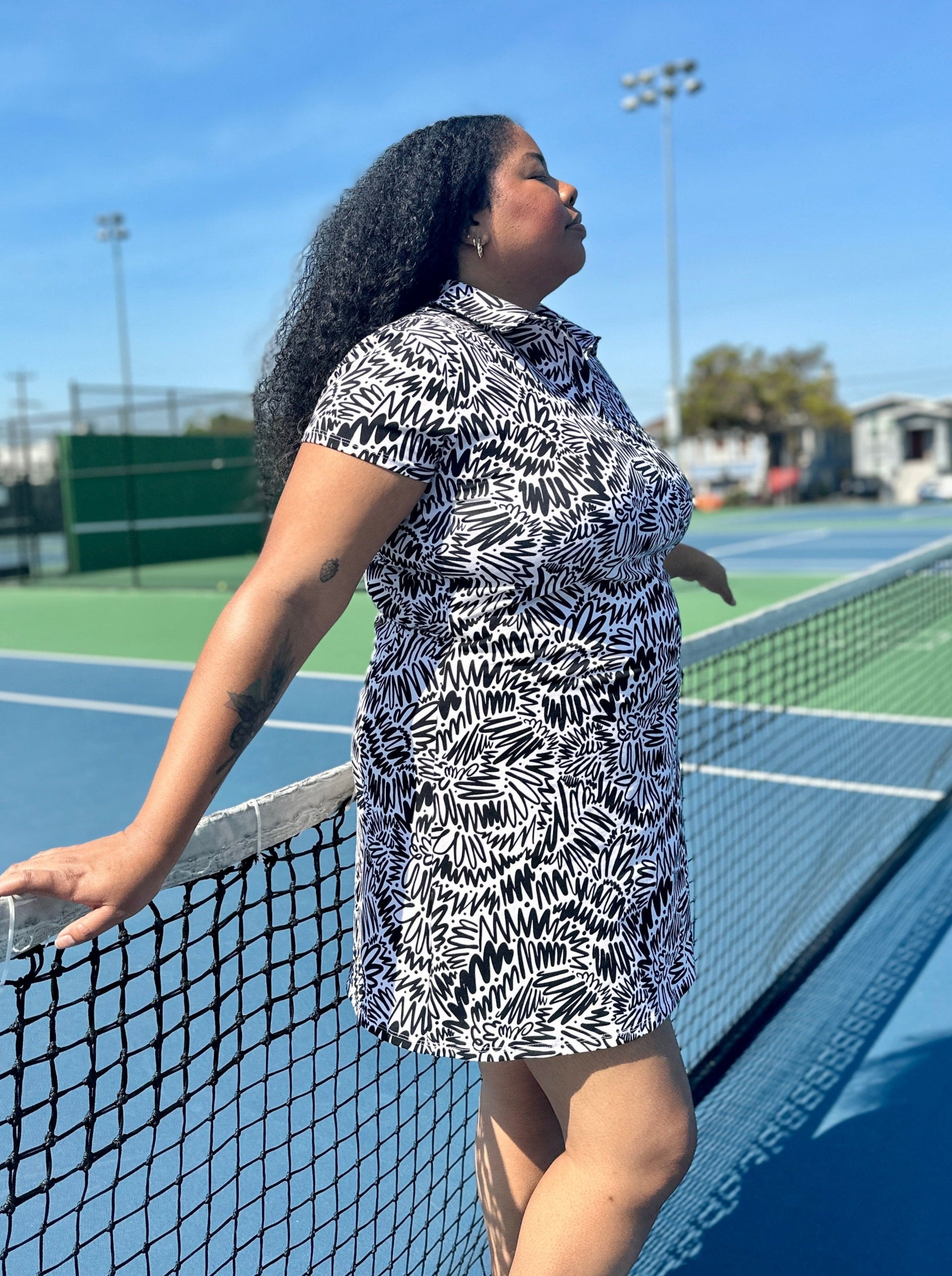 Tennis Dress Zig Zag