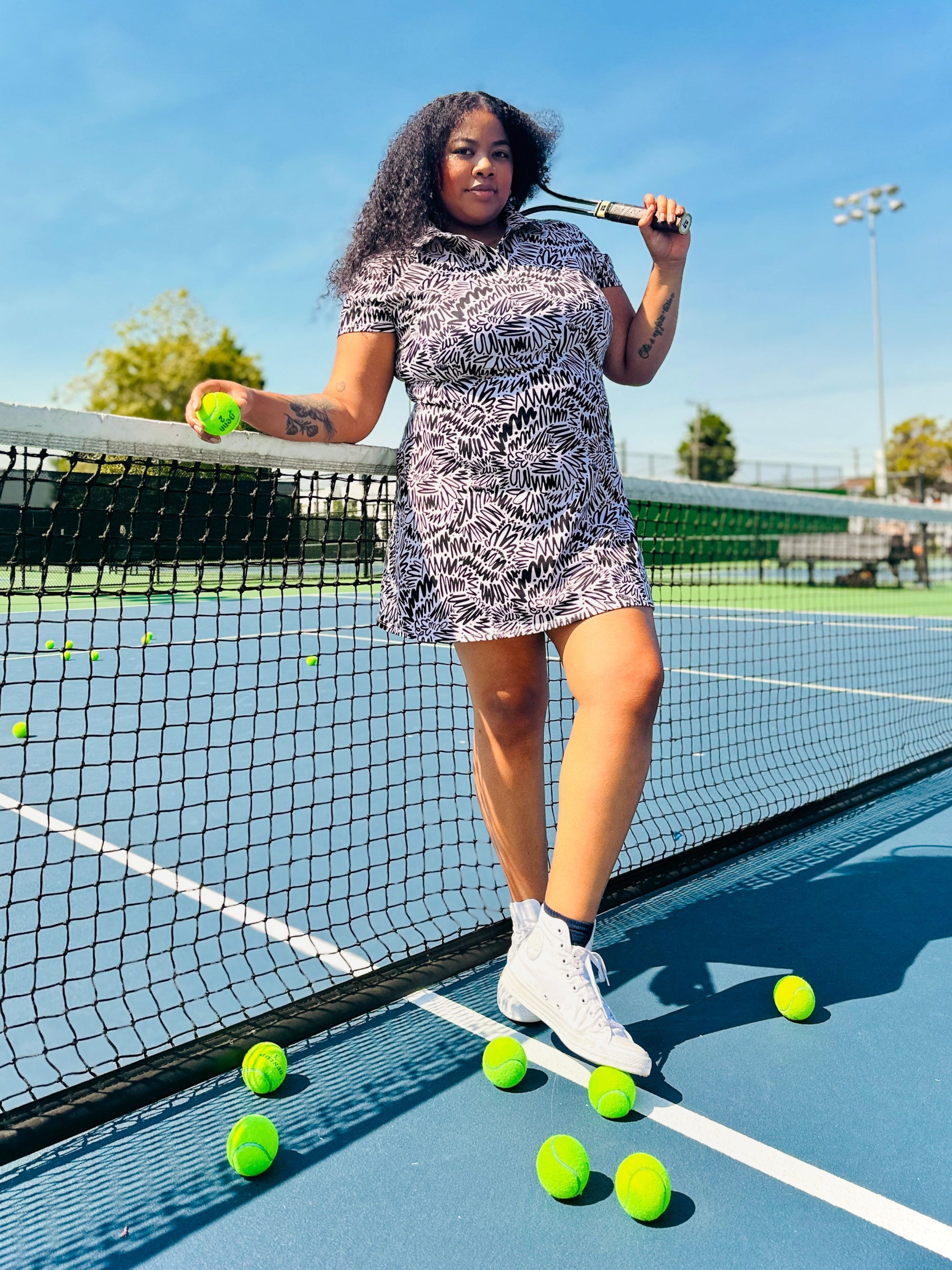 Tennis Dress Zig Zag