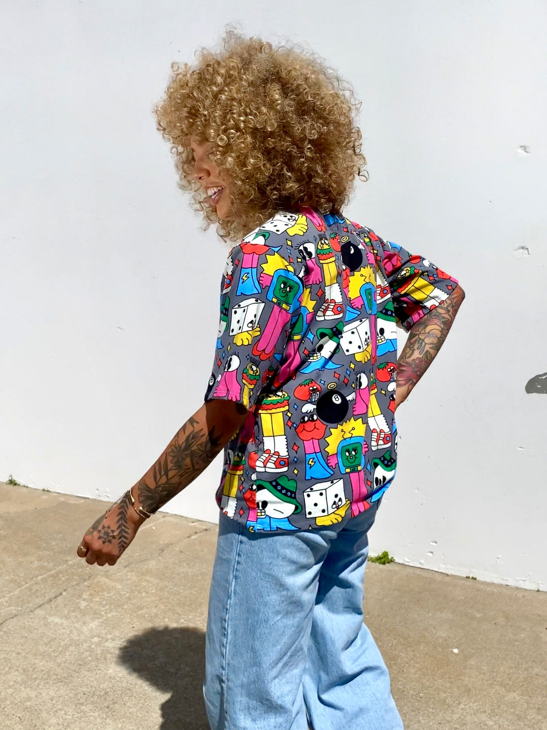 Oversized Tee Burger Babie