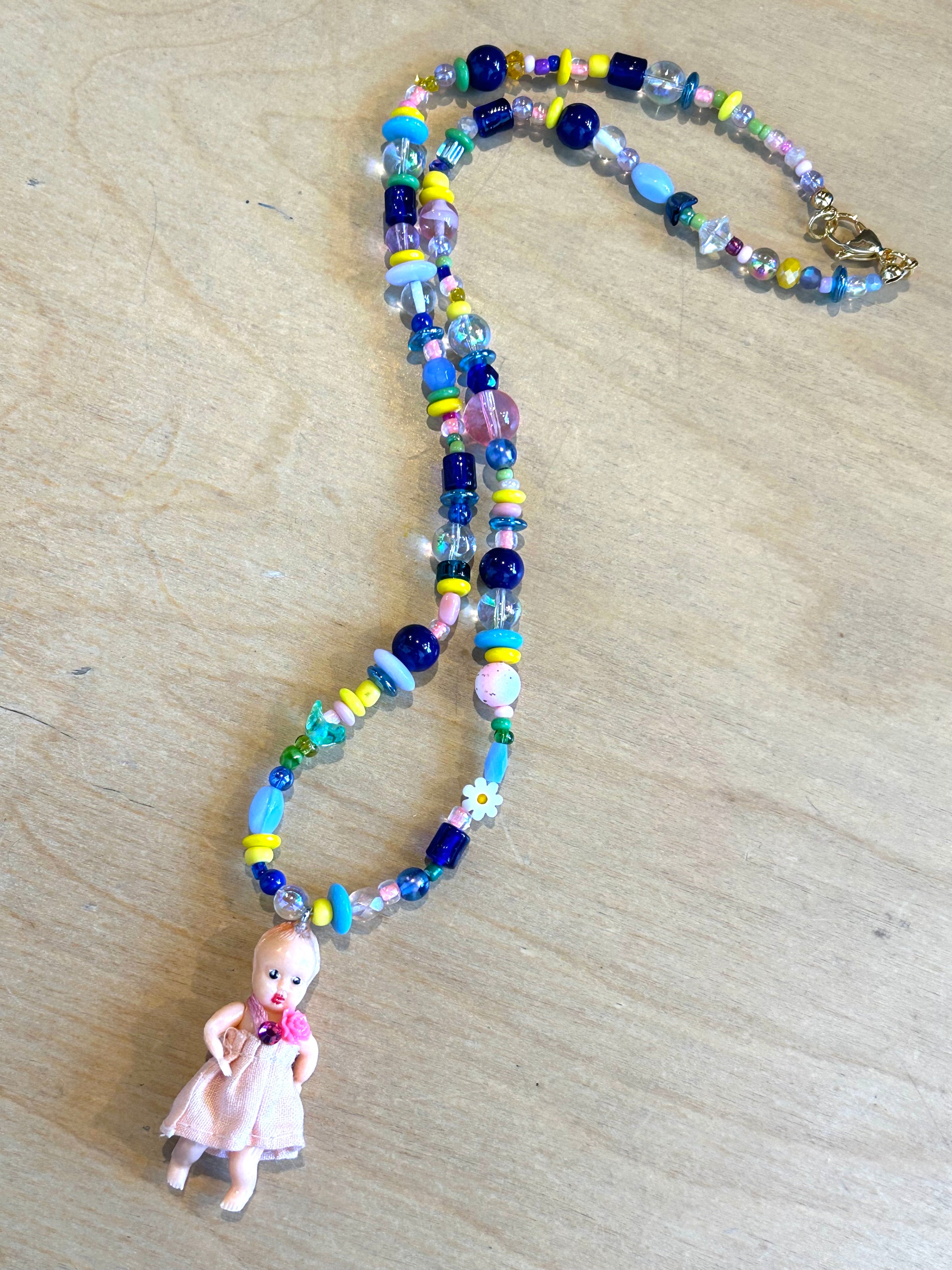Cotton candy baby Necklace
