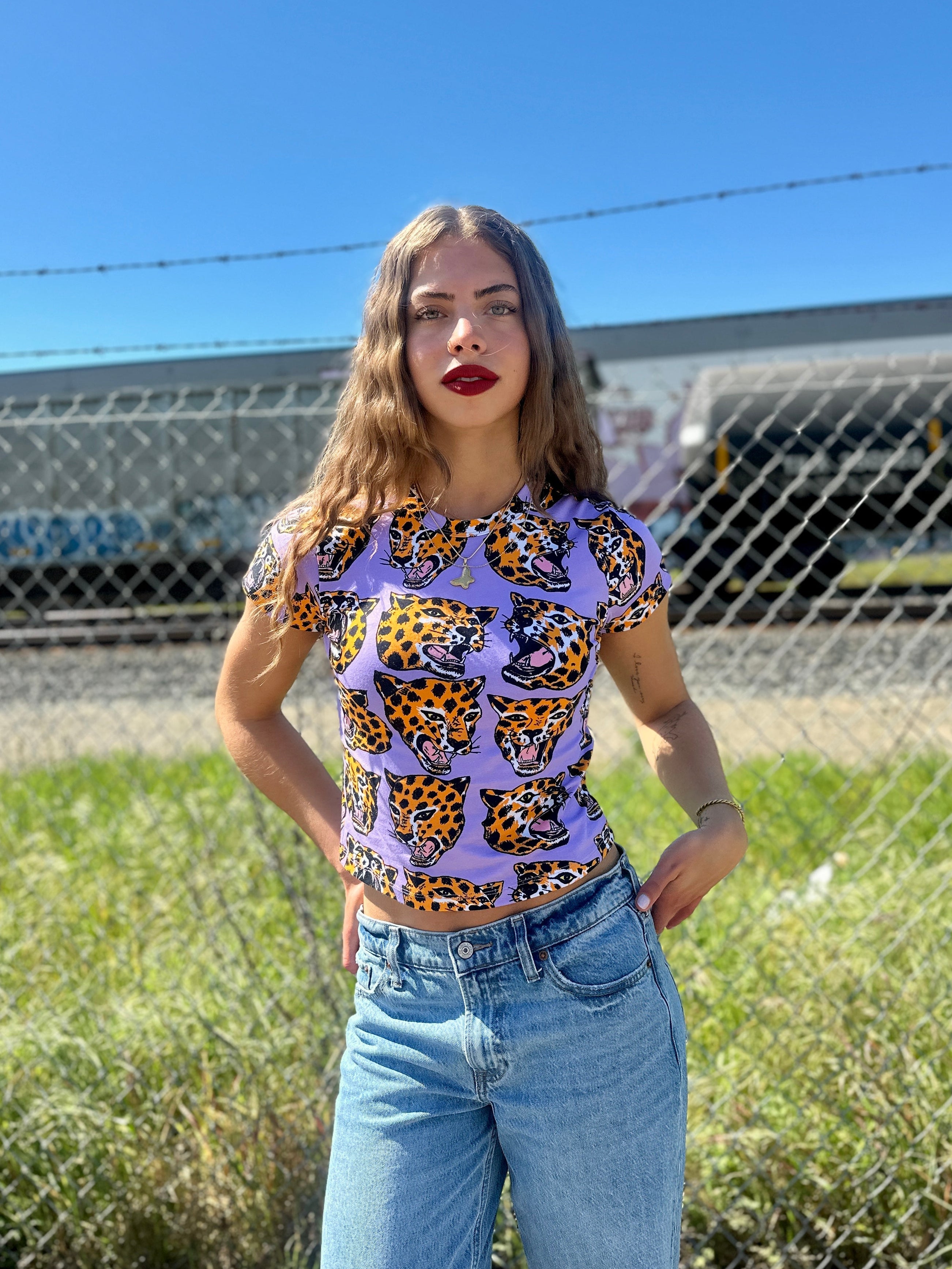 Classic Crew Cheetah Head