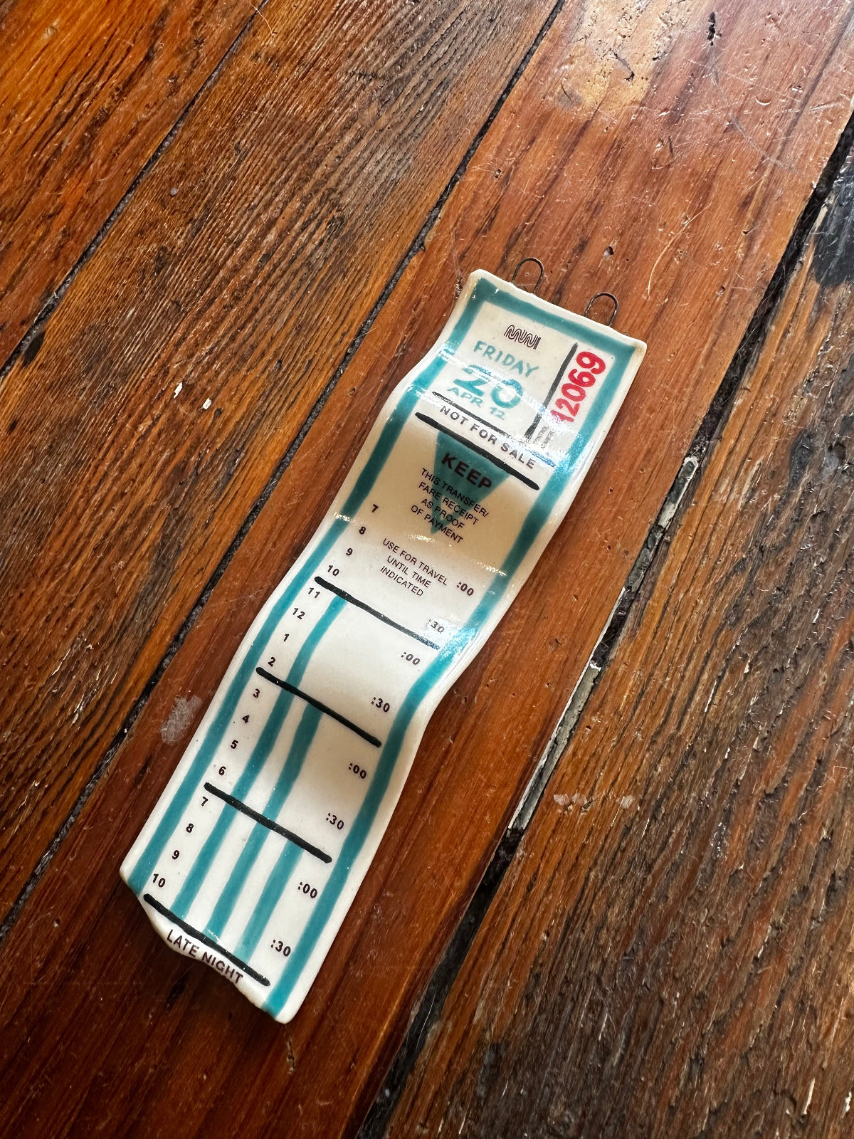 Ceramic Muni Transfer - Blue