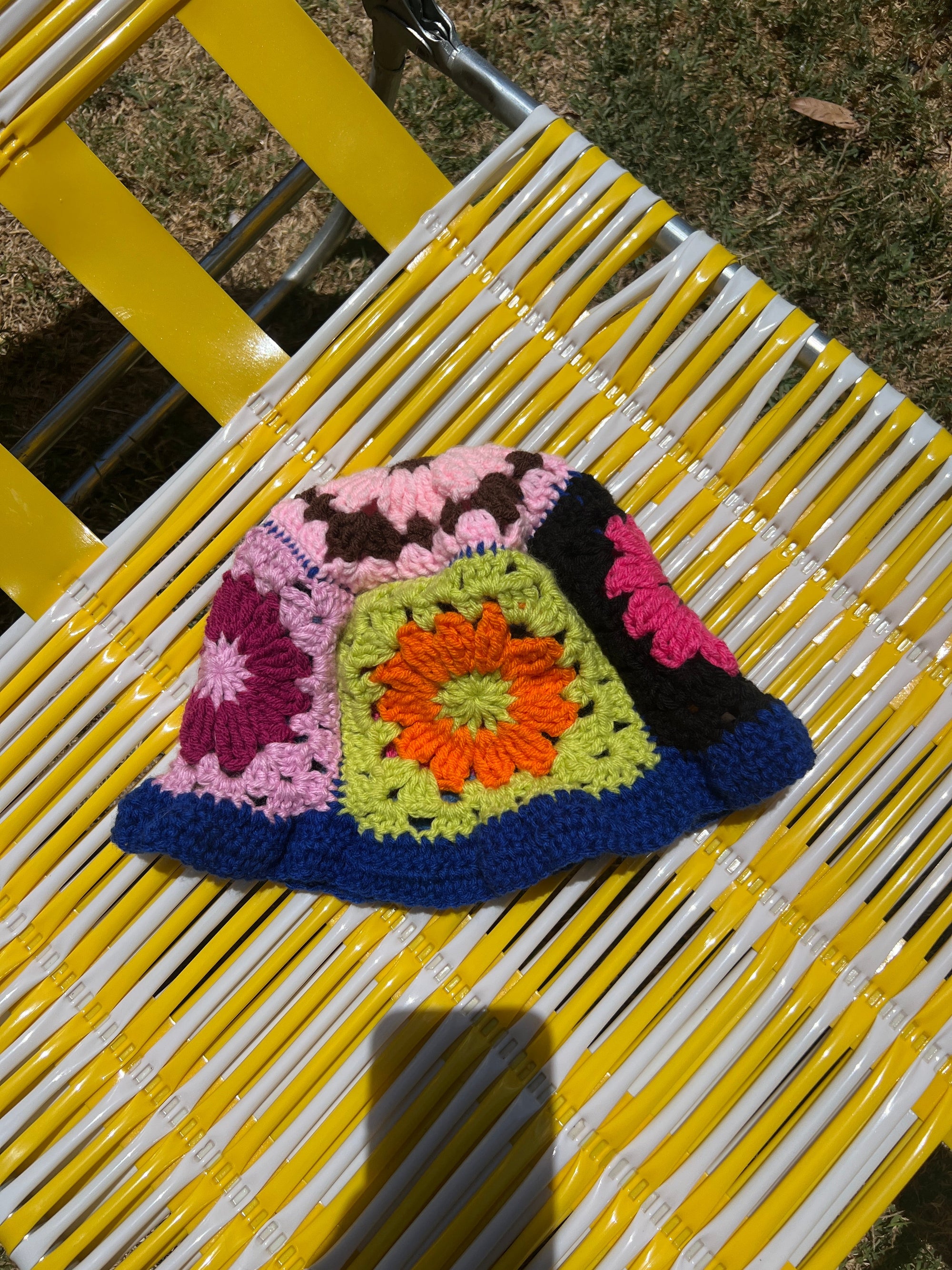 Bev Made Granny Square Bucket hat/ Clueless