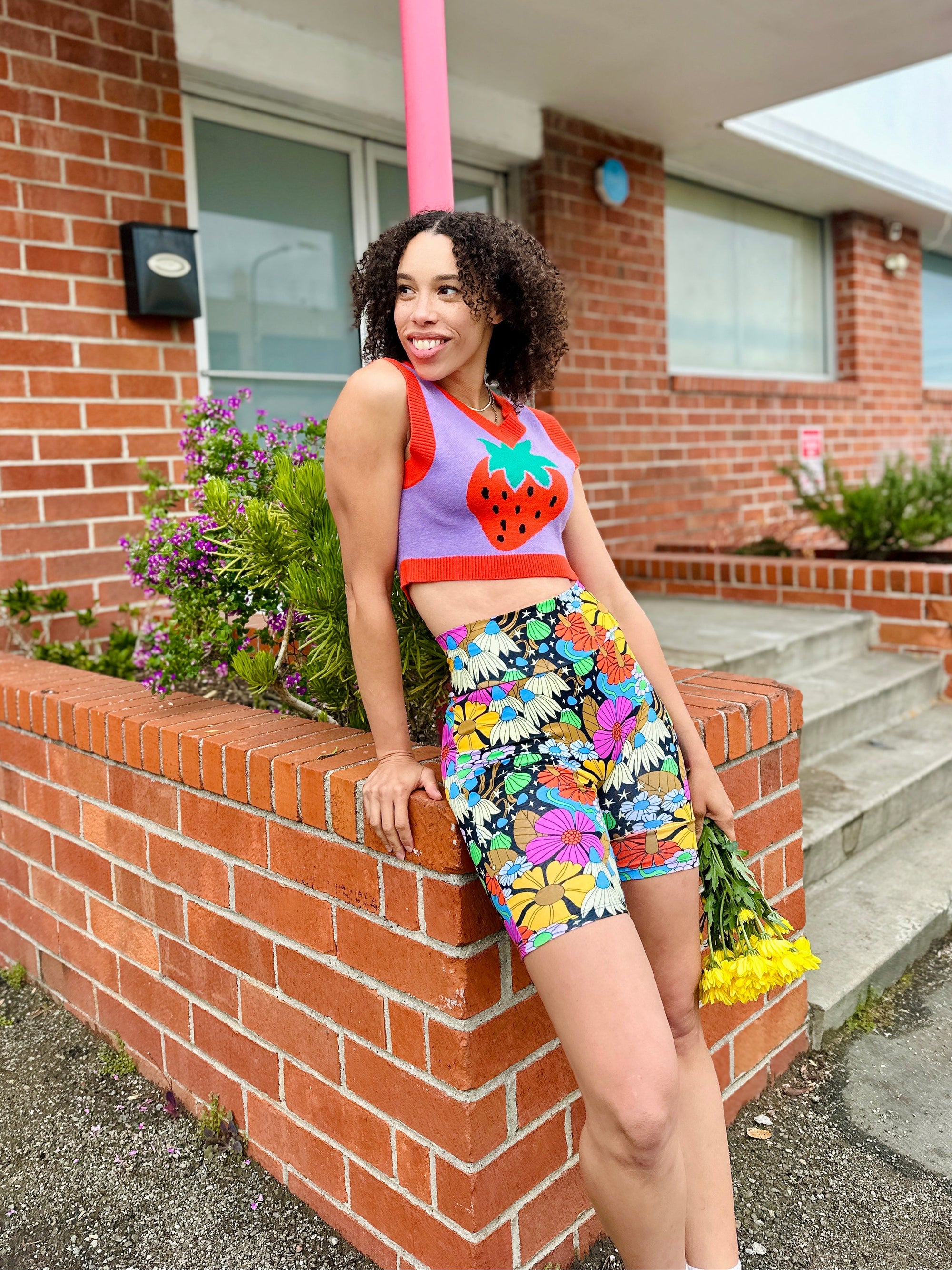Bike Shorts Cosmic Floral