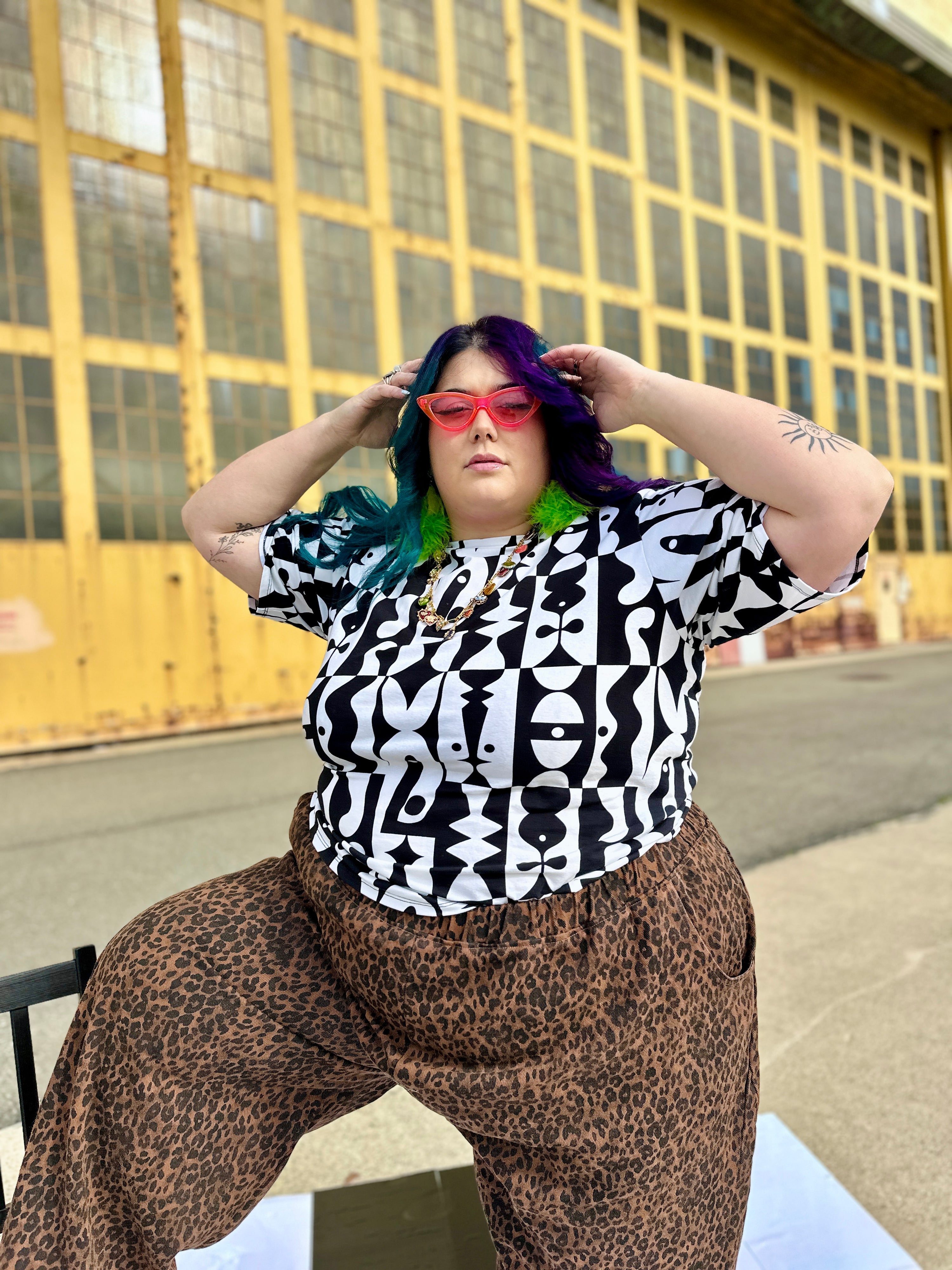 Oversized Tee Illusions