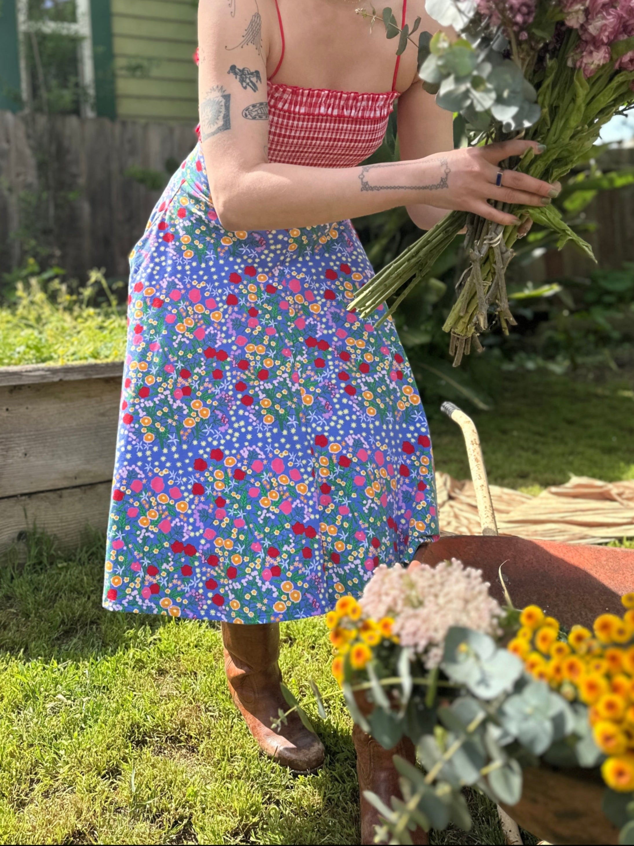 Francis Skirt Super Bloom