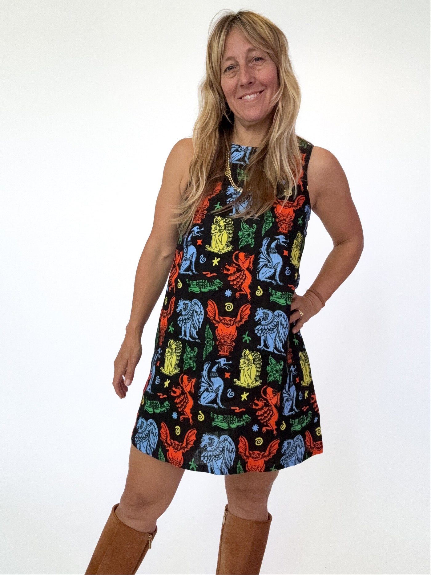Linen Romy Dress Gargoyles