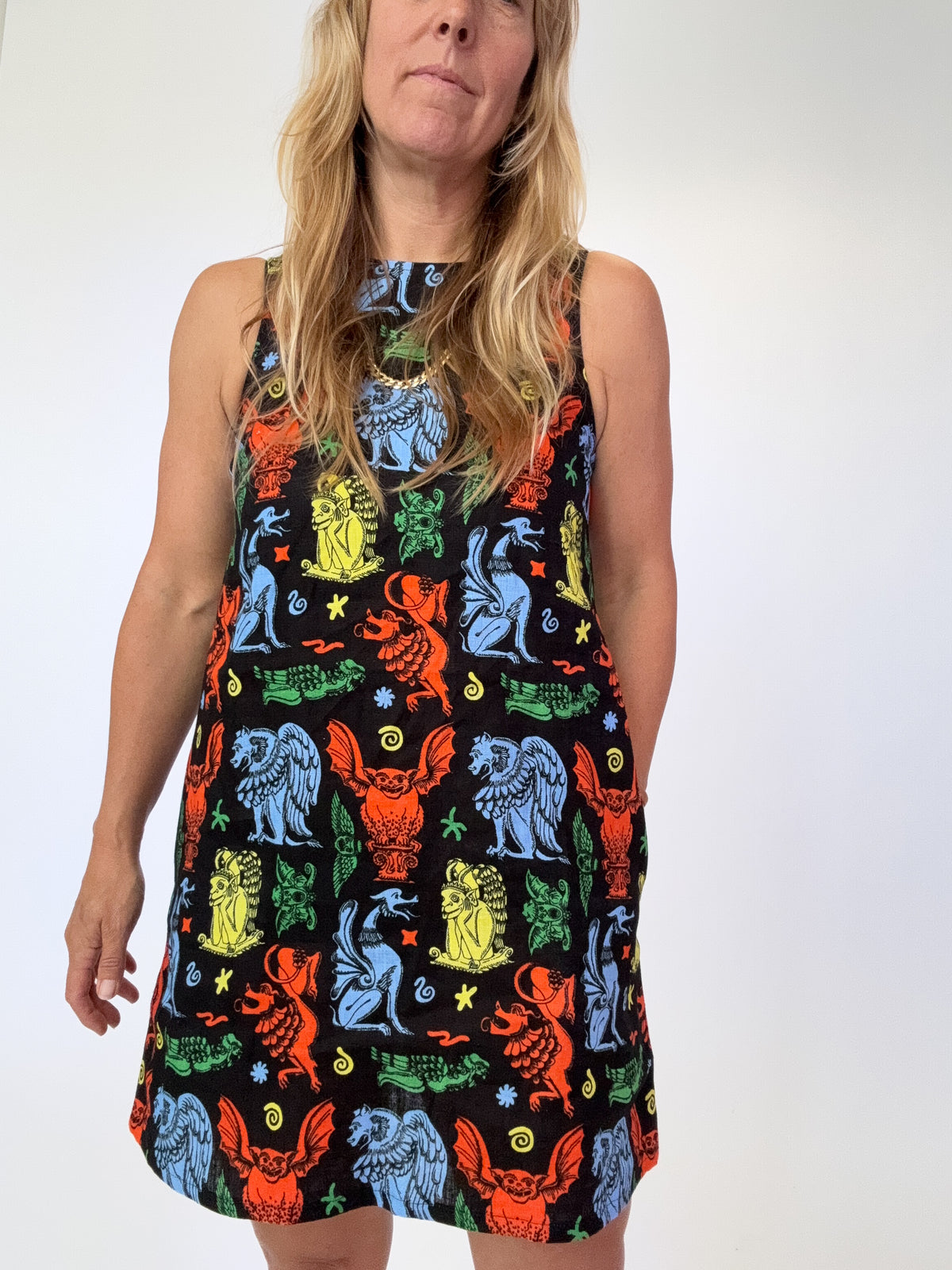 Linen Romy Dress Gargoyles